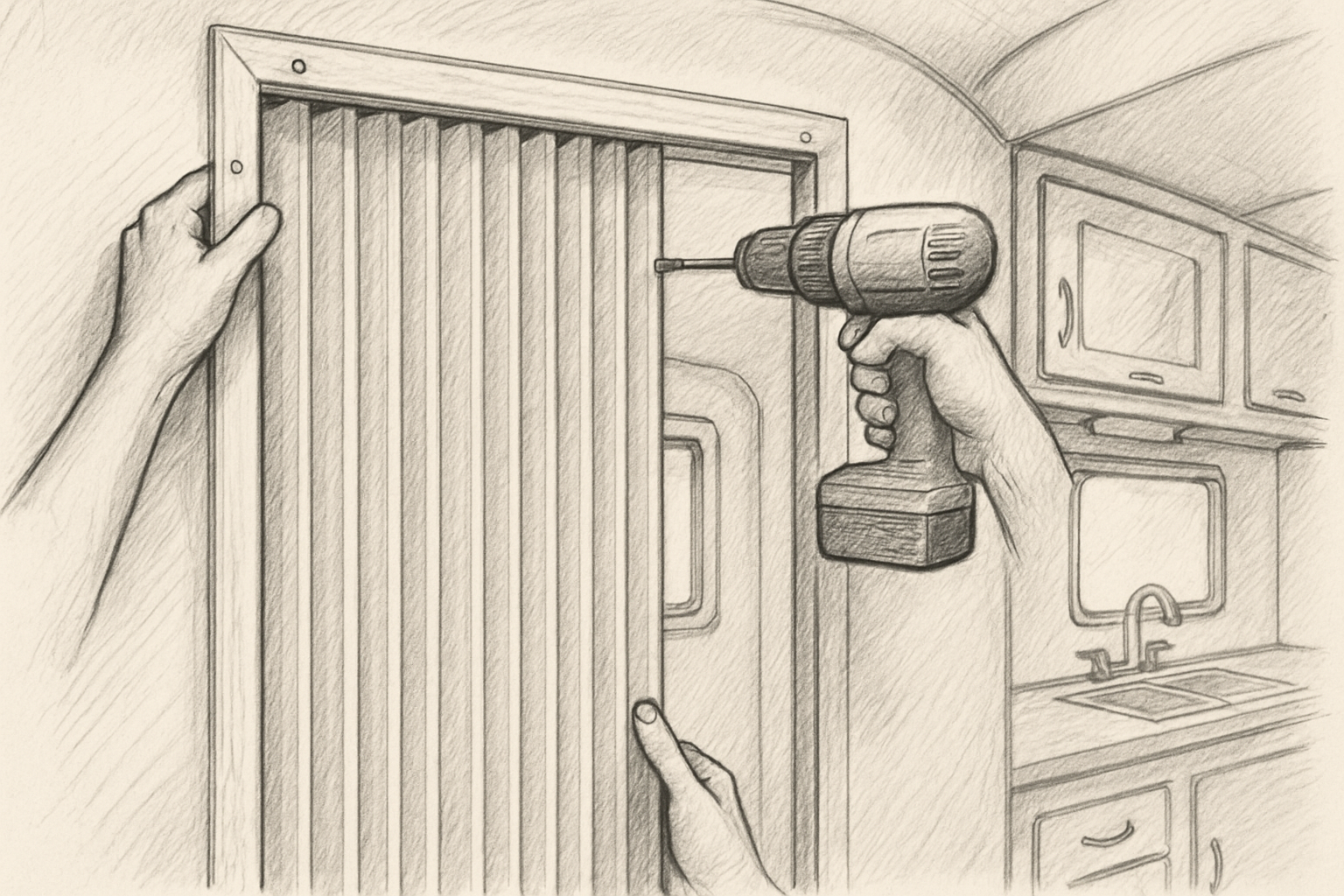 How to Install an Irvine Pleated Folding Door in Your RV: Step-by-Step Guide with PDF Instructions