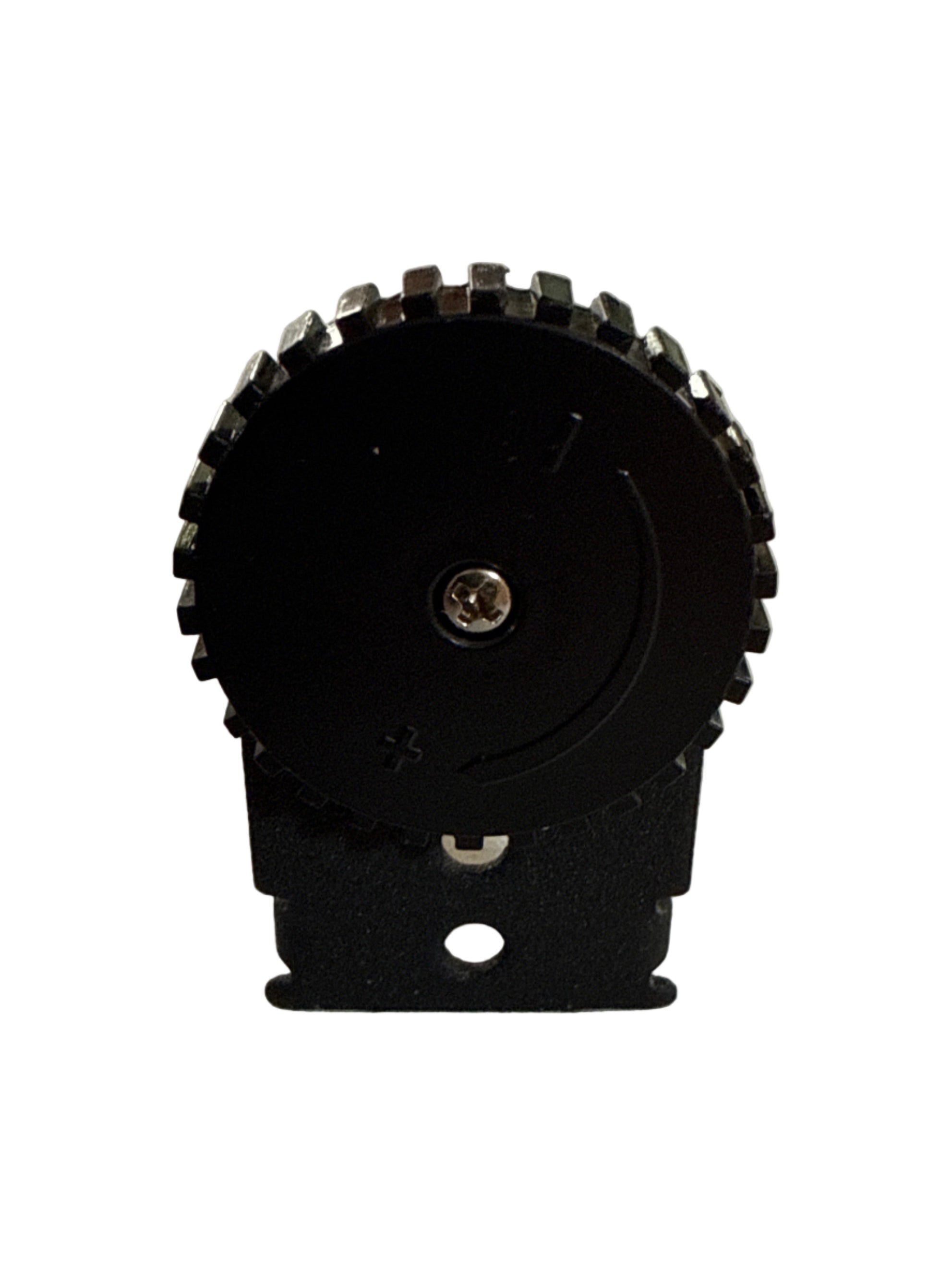 Irvine 1" Black Dial Nite End Bracket for Valu-Line Roller Shades - OEM RV Window Shade Component