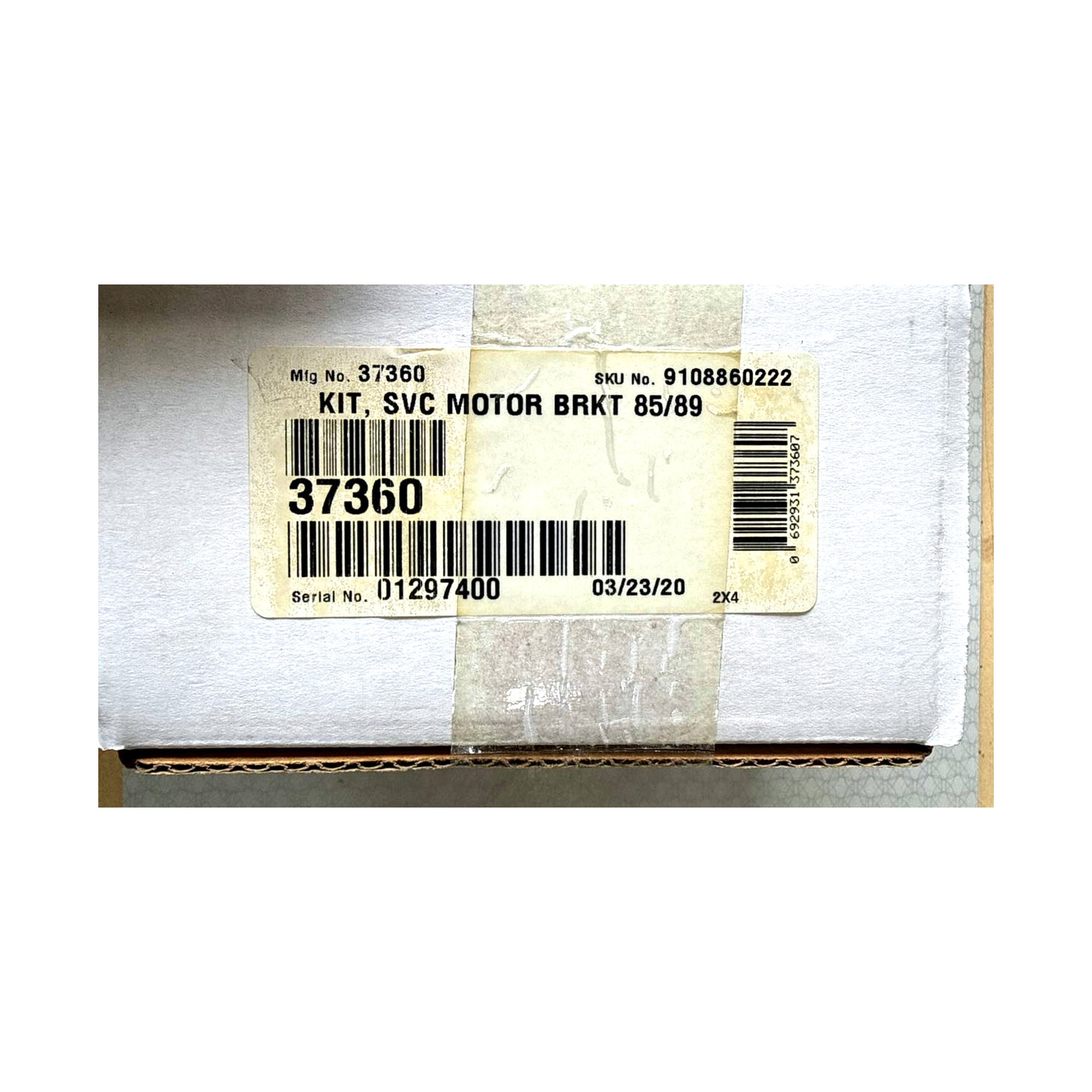 Dometic 37360 KIT SVC MOTOR BRKT 85/89 box label