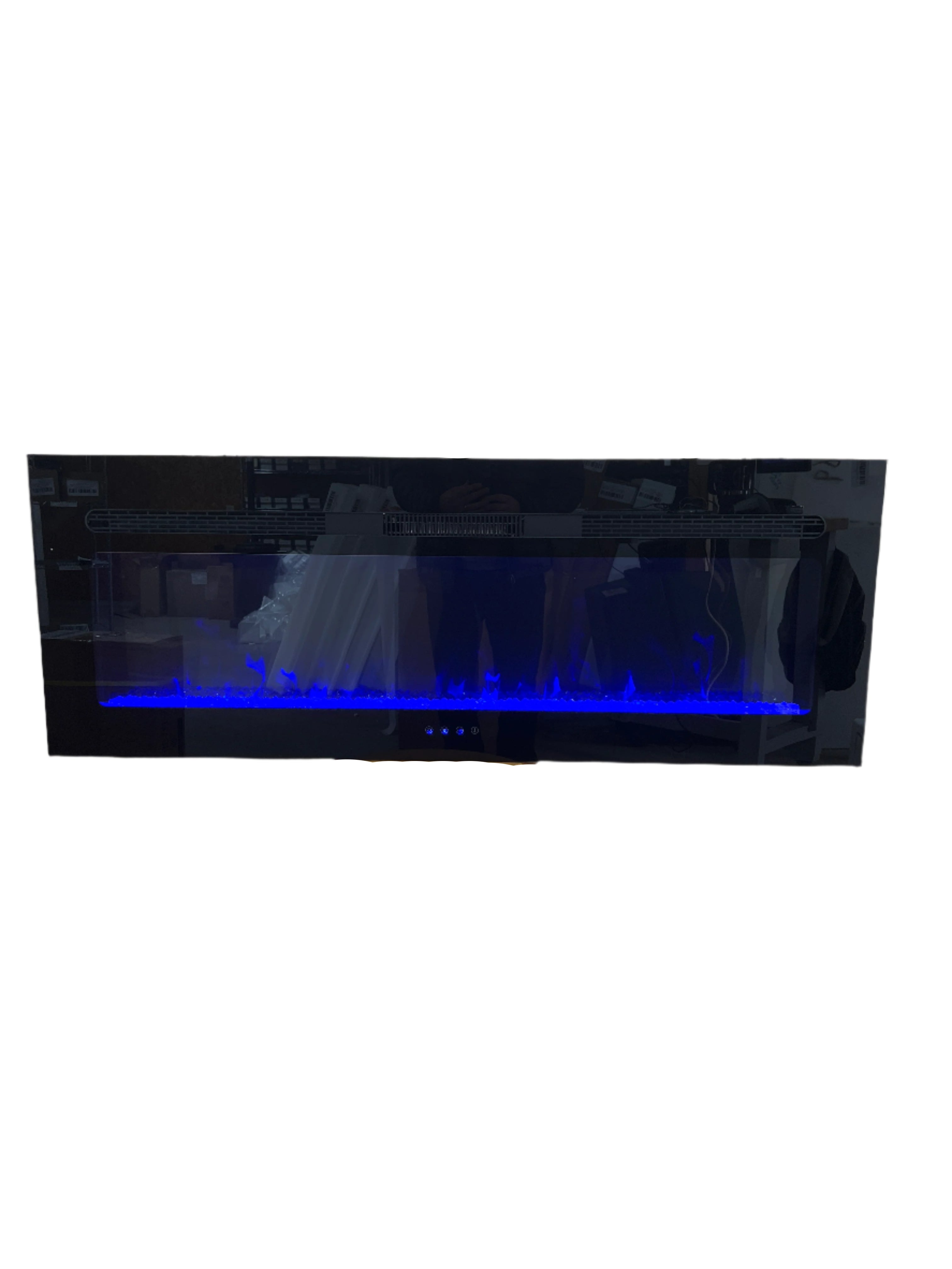 Covenant 48" Electric RV Fireplace with Crystals and Remote Control LFP48-CT WD914-48FT