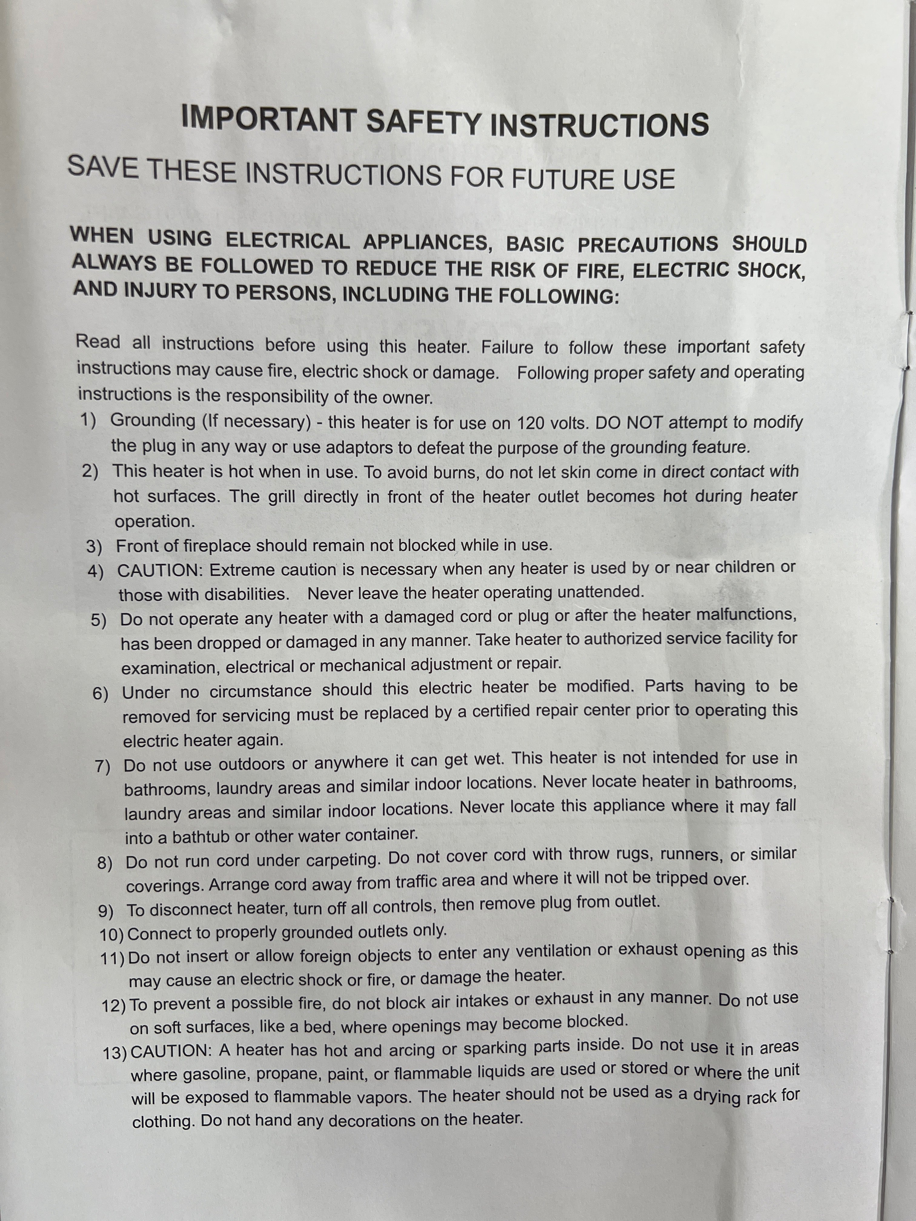 Covenant - 36" SLIM Electric RV Fireplace 110V Flat Front with Crystals and Remote Control LFP36-CS