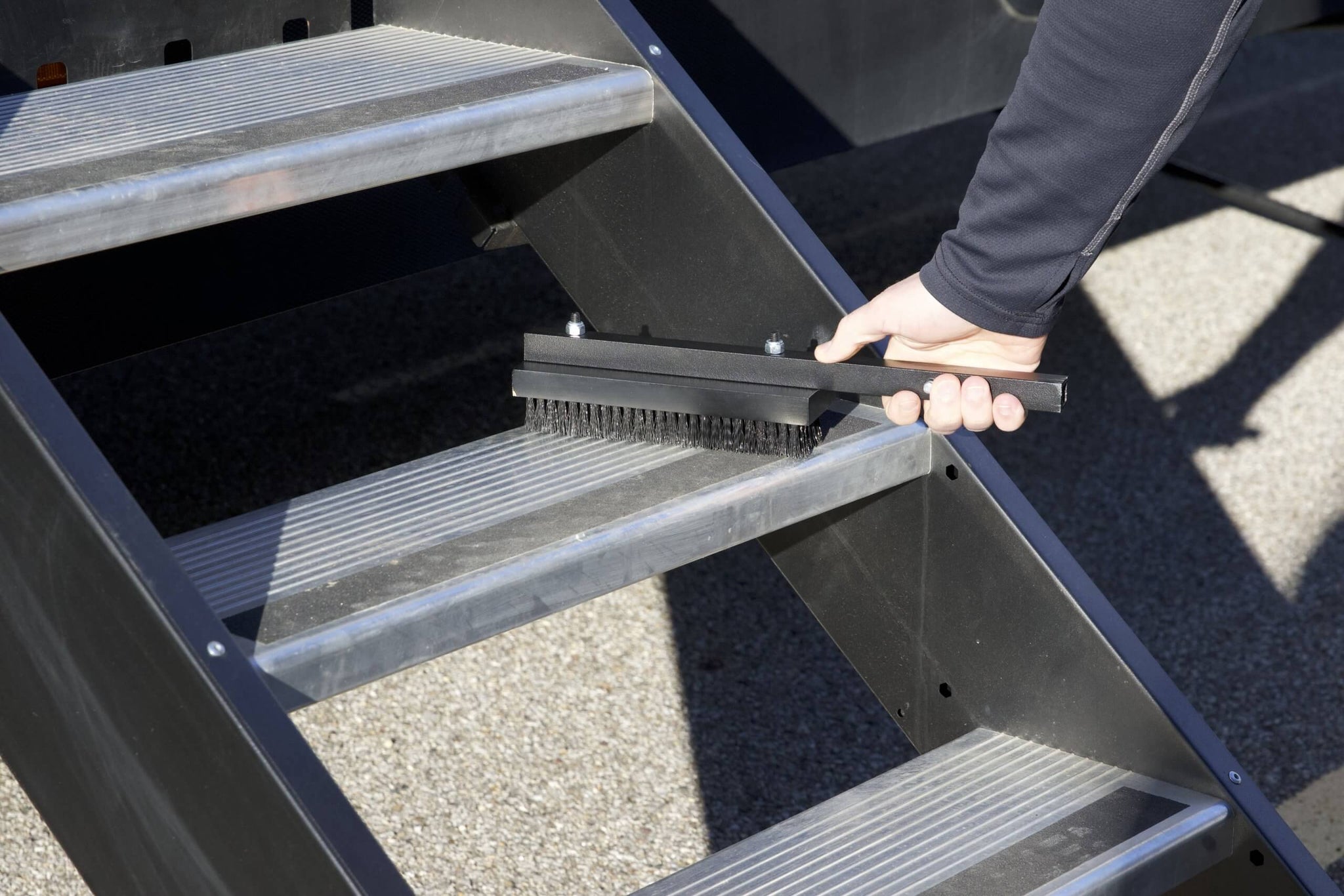 MORryde STP54-062 StepAbove Removable Step Brush - Cleaning Accessory for RV Steps