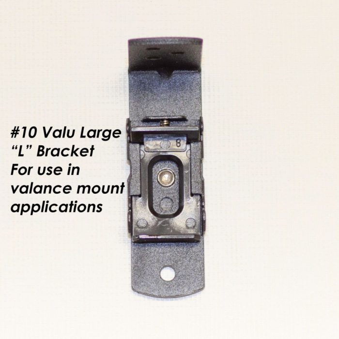 1" Value Line RV Roller Shade Hardware Mounting Kit (#8 Flat and #10 L Brackets)