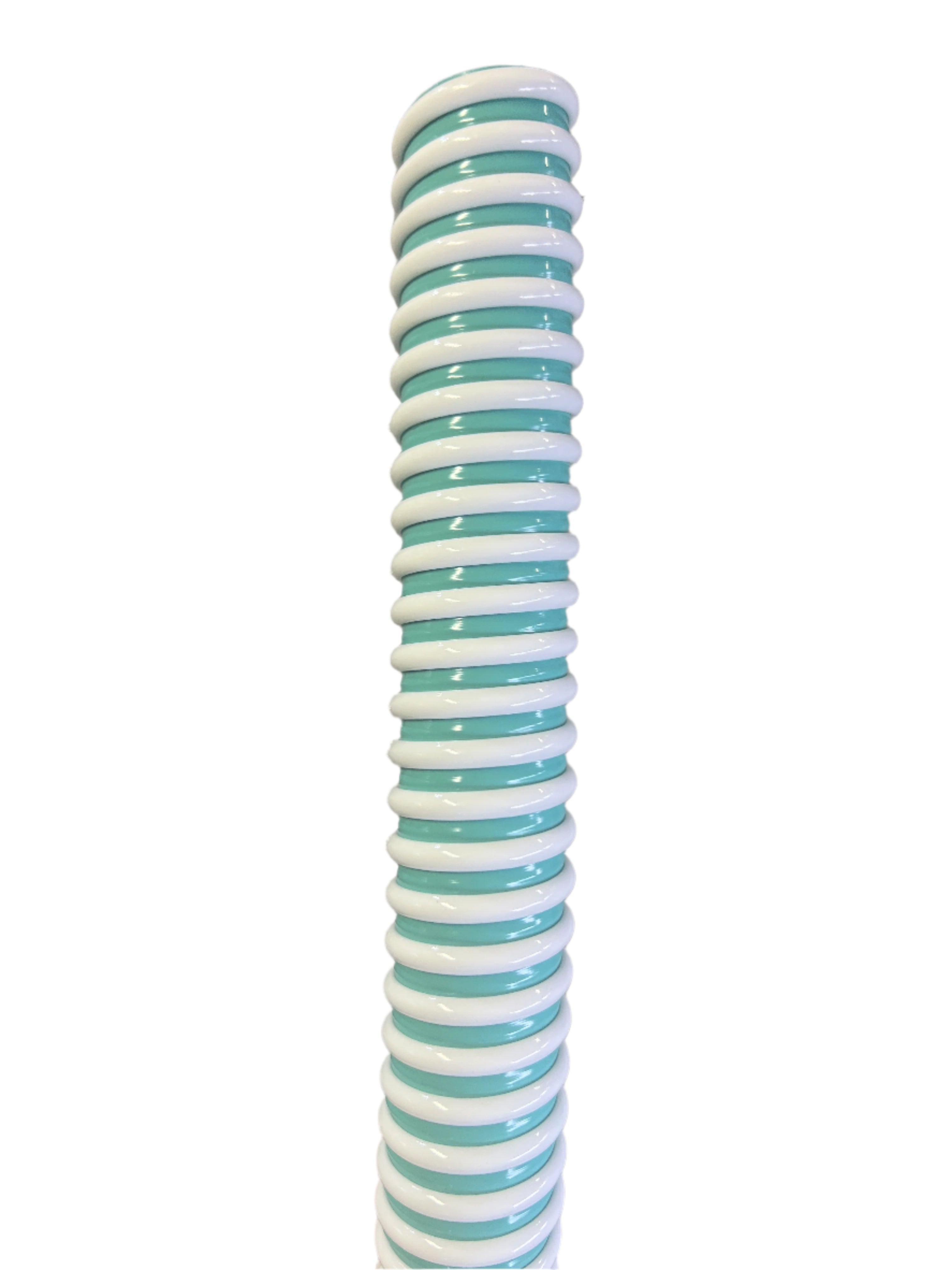 25 Ft - 1-3/8" Fill Hose - Ribbed-Bar Green/White Hose for Water Fill, Drain or Venting - F-1135