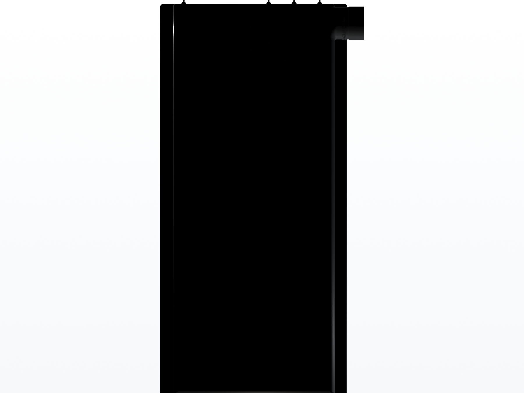 MAKS 120022001 MAKS Holding Tank 46 X 22 X 8.5 - 27 Gallons - Side Left Hand Drain - Blank Tank bottom