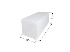 ICON - 20 Gallons RV Fresh Water Tank - 32" x 12" x 12" - WT2472 - w/ .5" Fittings