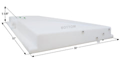 ICON - 25.4 Gallons RV Fresh Water Tank - 52" x 30" x 5.63" - H3546 - 0256348