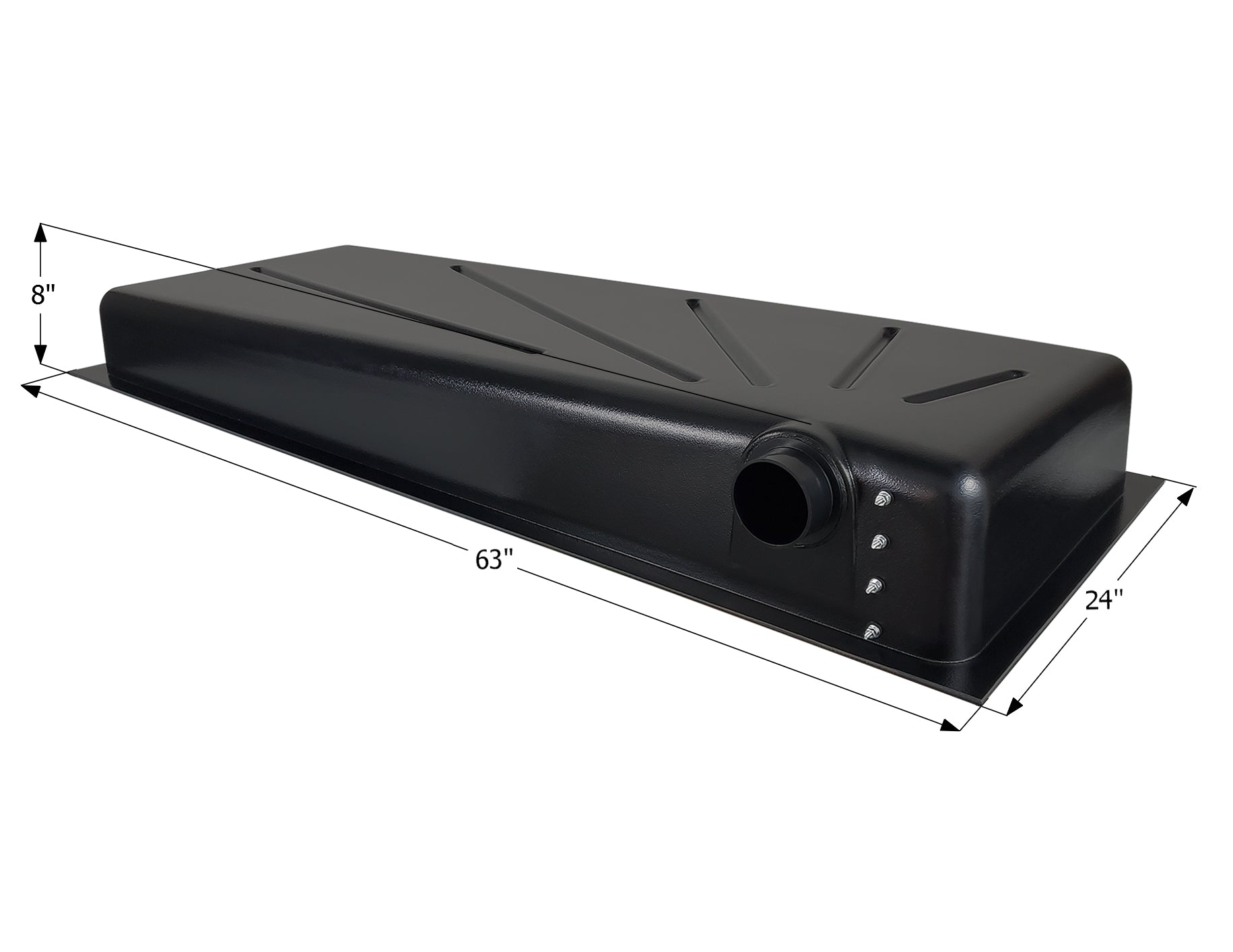 34 Gallon RV Waste Tank - ICON | Side Drain
