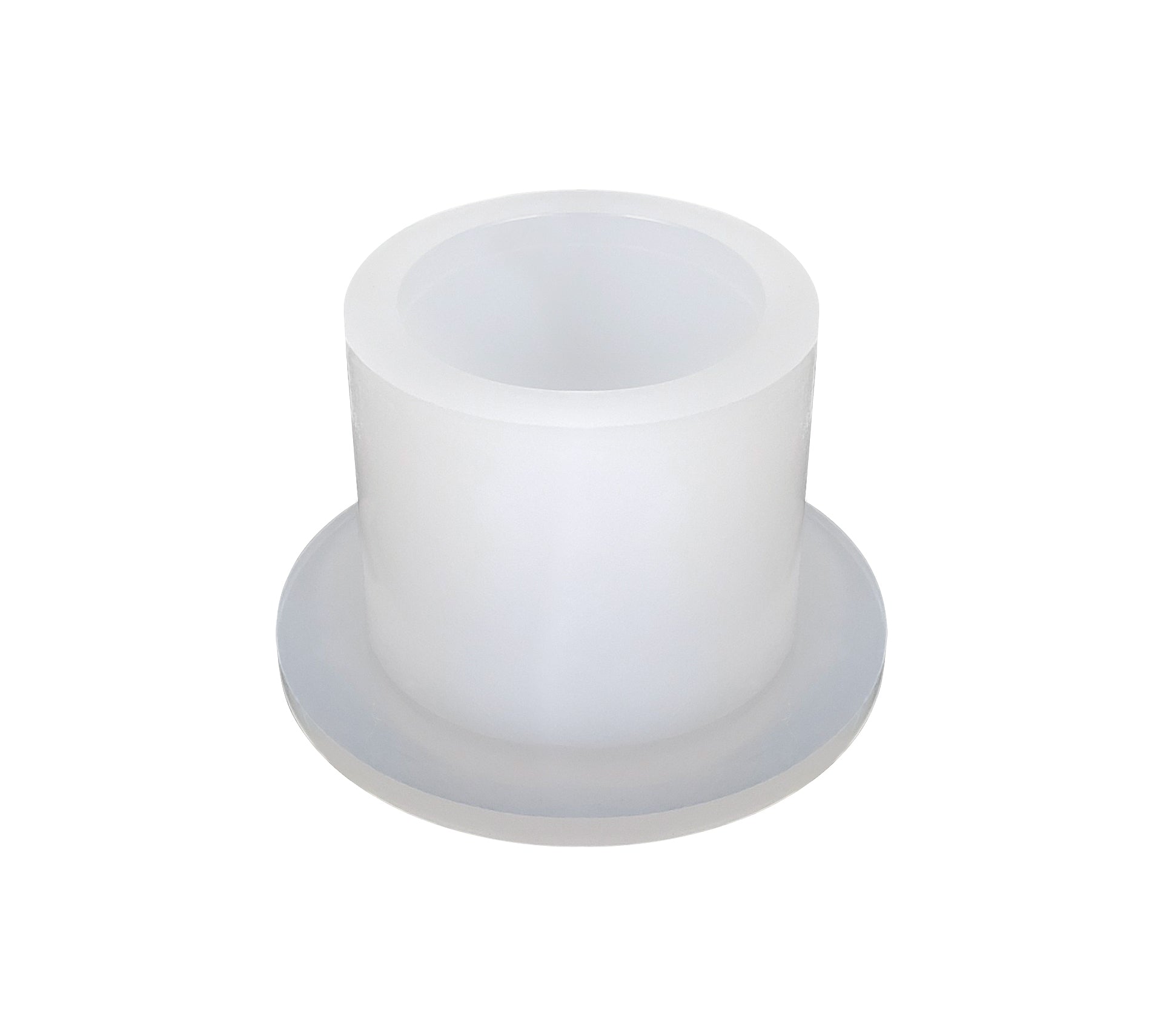 ICON - Spin Fitting, Non-Threaded Inlet Boss, 1.5" OD x 1.13" ID x 1.19" Long, White