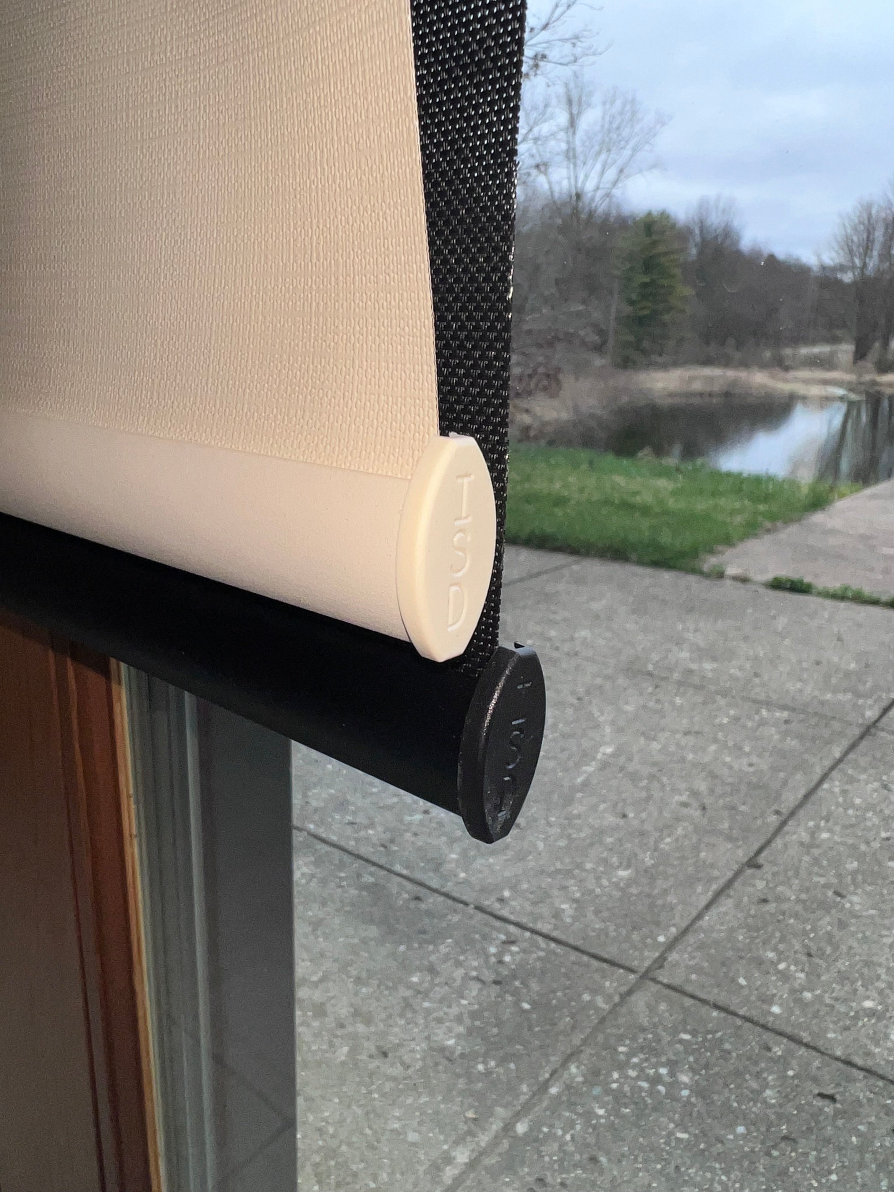 Premium RV Day & Night Roller Shades - 1.25" Tube - Oyster Color - Cordless | Slow-Rise™ Custom Window Treatment - (OEM Original)