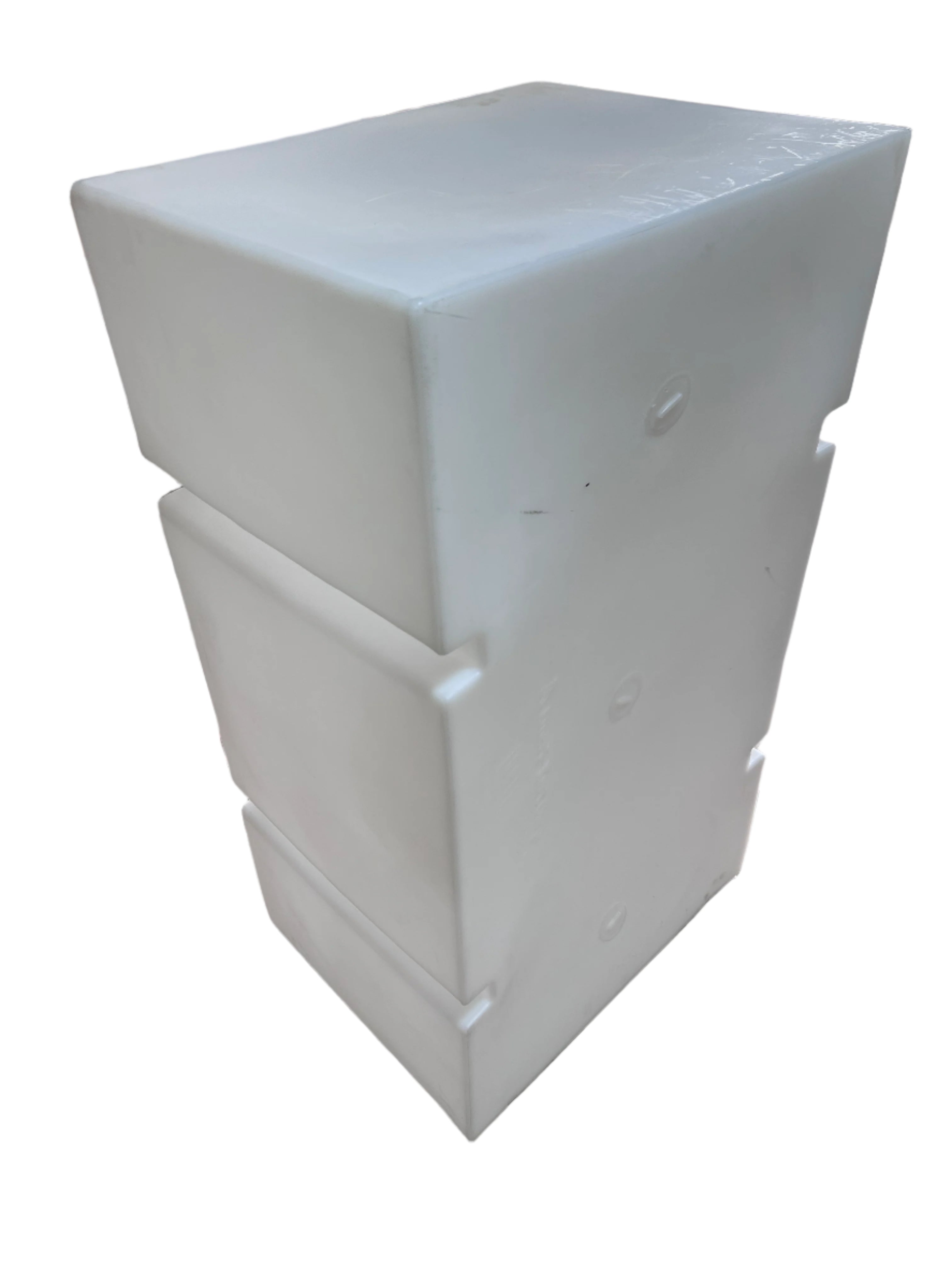 100 Gallon RV Fresh Water Tank 48x26x20 - Elkhart Plastics W1344 - FDA Approved Polyethylene