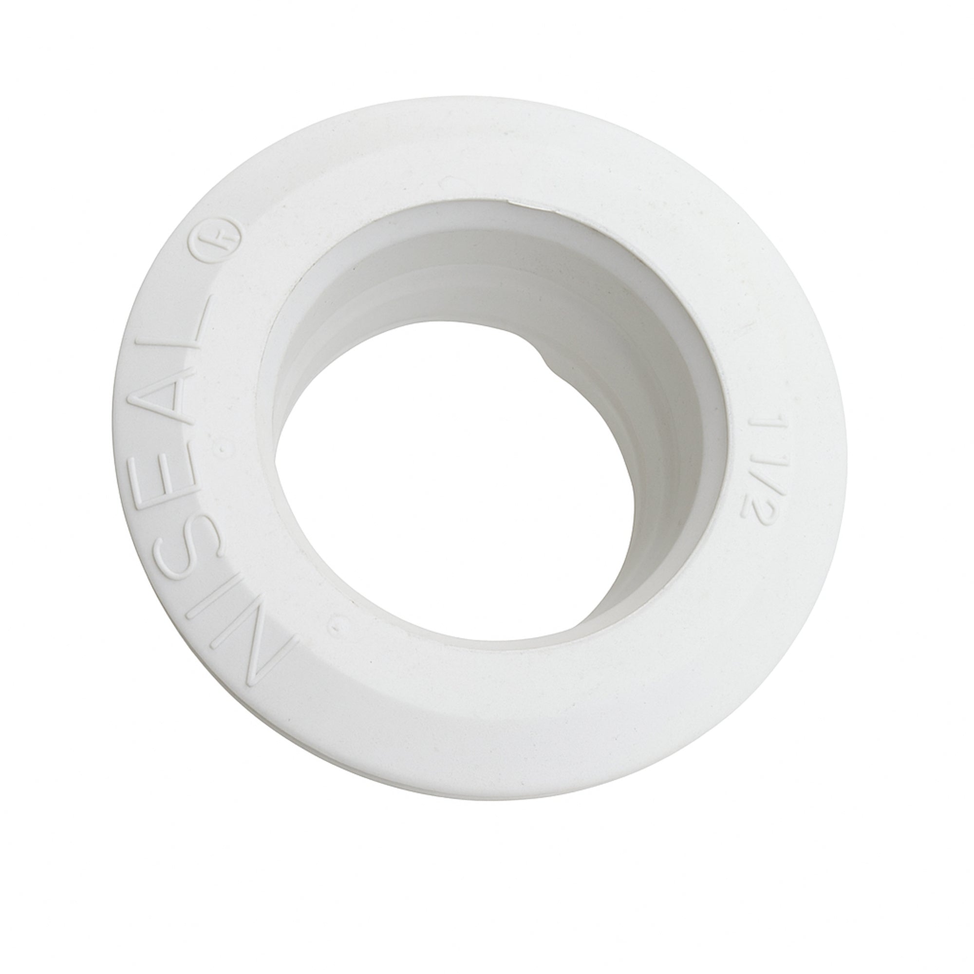 The Uniseal Warehouse - 2" Uniseal Grommet - White - PVC Schedule 40 Pipe Tank Fitting - 3" Hole Saw - U200-W cleaned product image 1