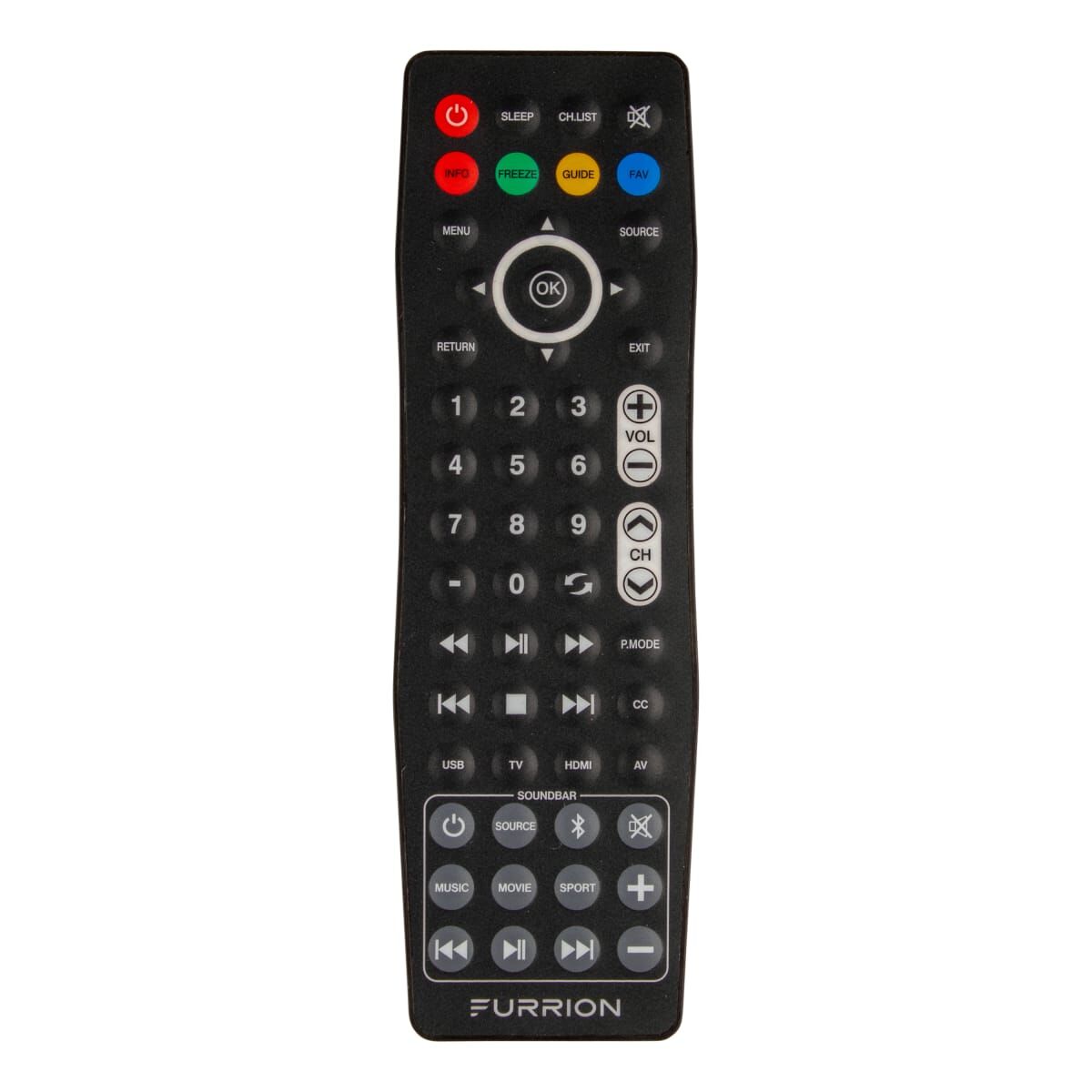 Furrion Replacement Outdoor TV Remote Control #C-FDUFXXCBR-002