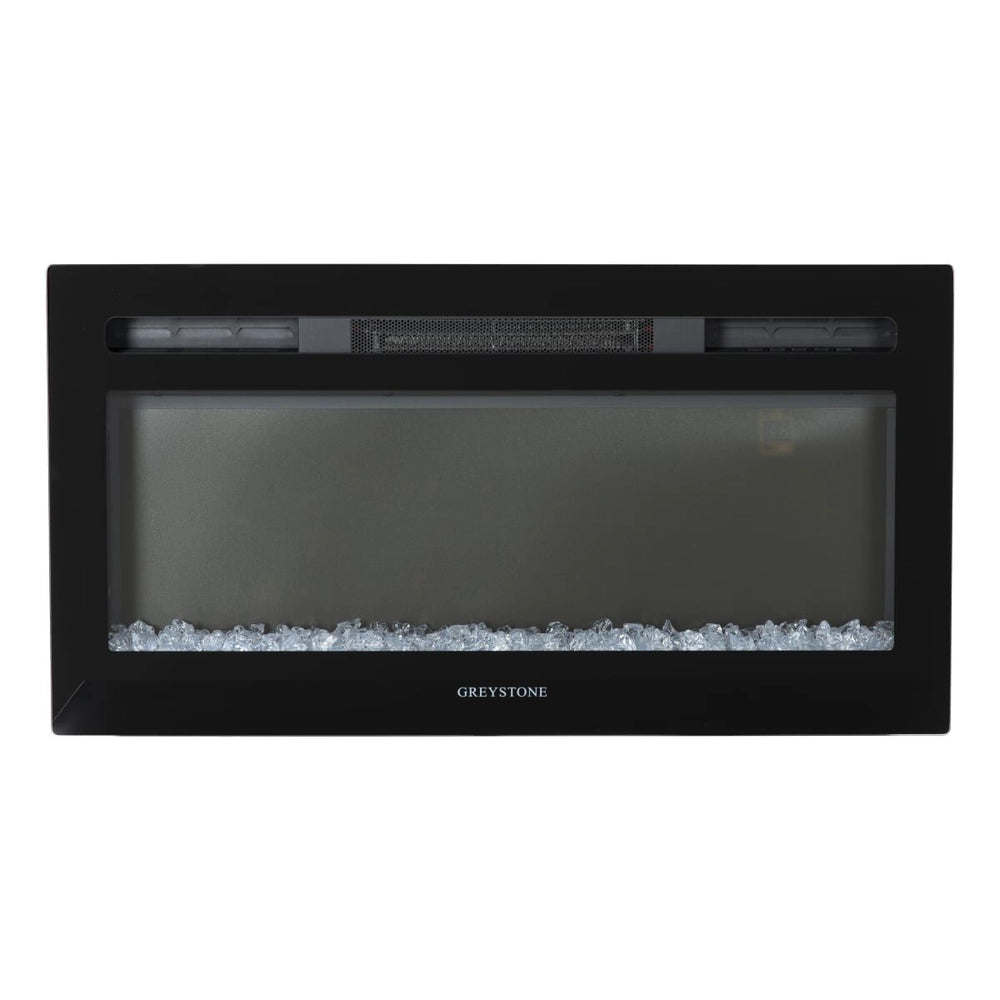 Greystone® - 3-Color Crystal LED Fireplace - 31" with Remote - #2022302071