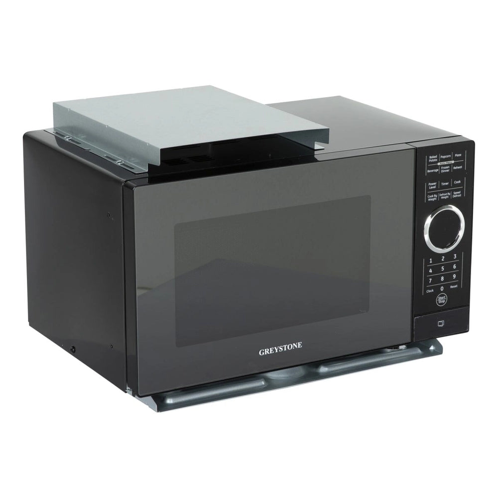 RV Built-In Microwave 0.9 Cu Ft - Greystone by Furrion Black 900W - Model 2022302295