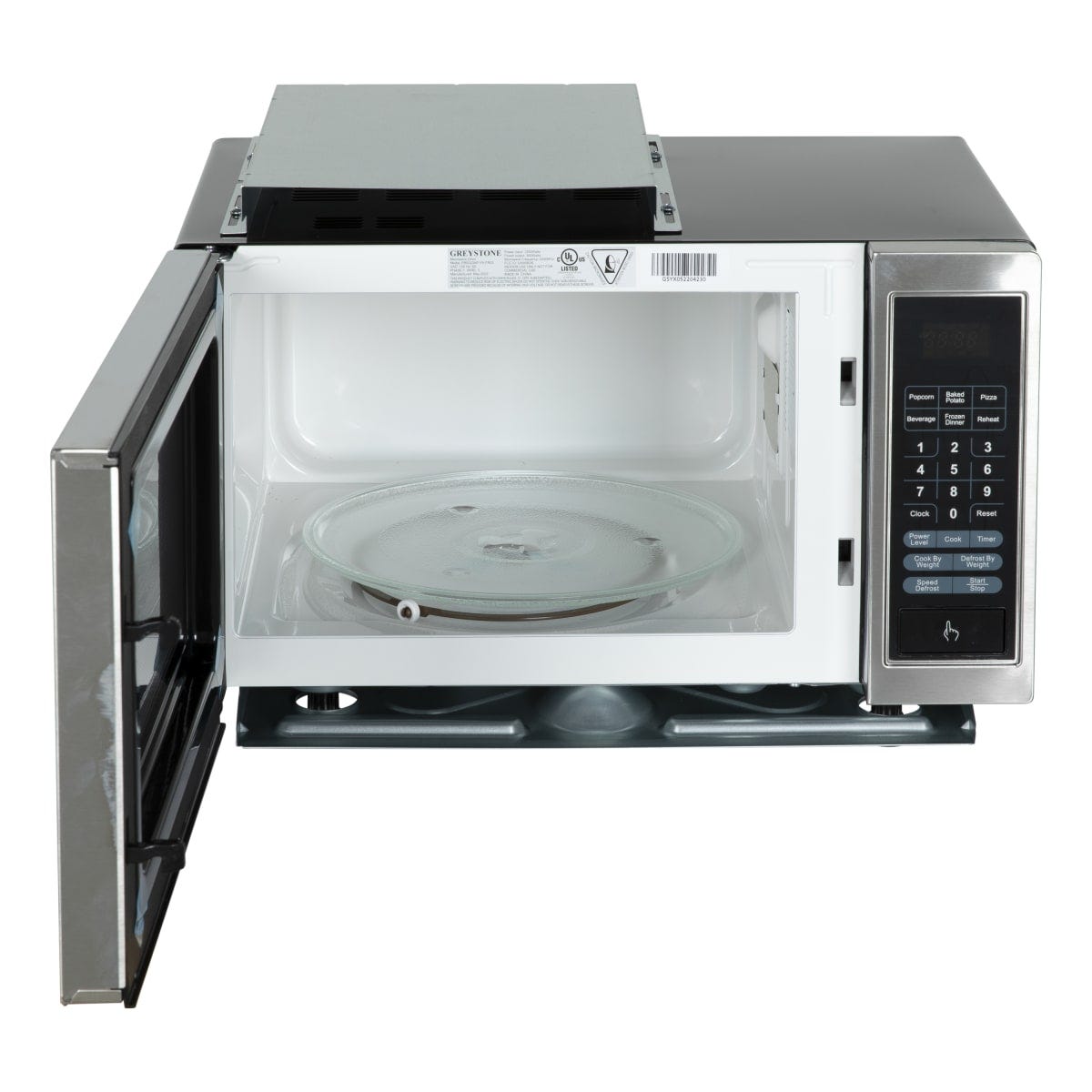 Greystone 0.9 Cu Ft Built-In RV Microwave - Stainless Steel P90D23AP