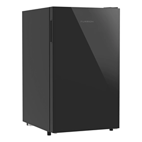 Furrion - Single-Door RV Refrigerator with Freezer - 4.3 cu. ft. 110V Black Glass - FCR43ACA-BG-RHH - 4.3 cu. ft. FCR43ACA-BG-RHH RV replacement appliance
