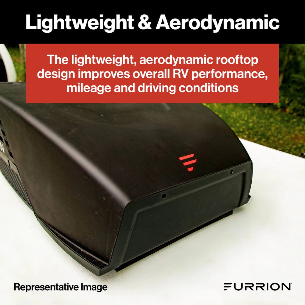 Furrion Chill Cube HE (High Efficiency) RV Roof Air Conditioner (R32) - 15K BTU, Black #FACR15HESA2-BL-AM
