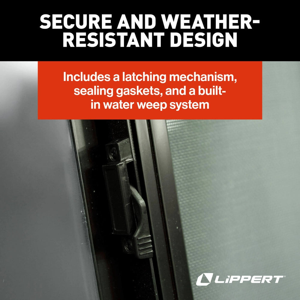 Lippert™ - 8800 Series RV Window - 48"W x 36"H Horizontal Slider - Mirrored Glass - #2025069060