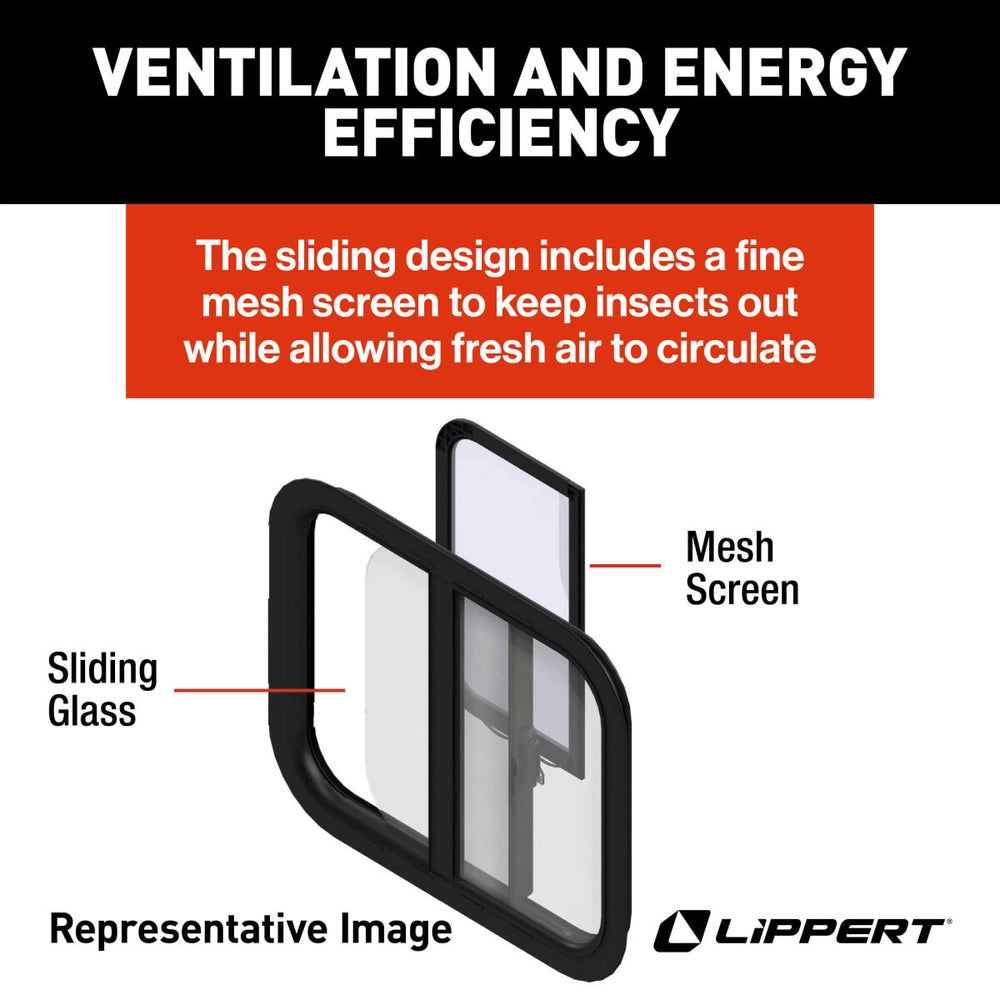 Lippert 8800 Series RV Window 48W x 36H