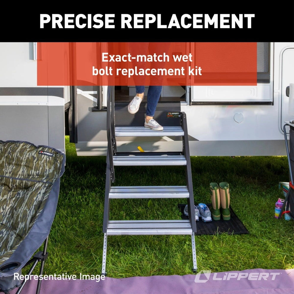 Lippert Coach Step Motorized RV Step Wet Bolt Replacement Kit #216567