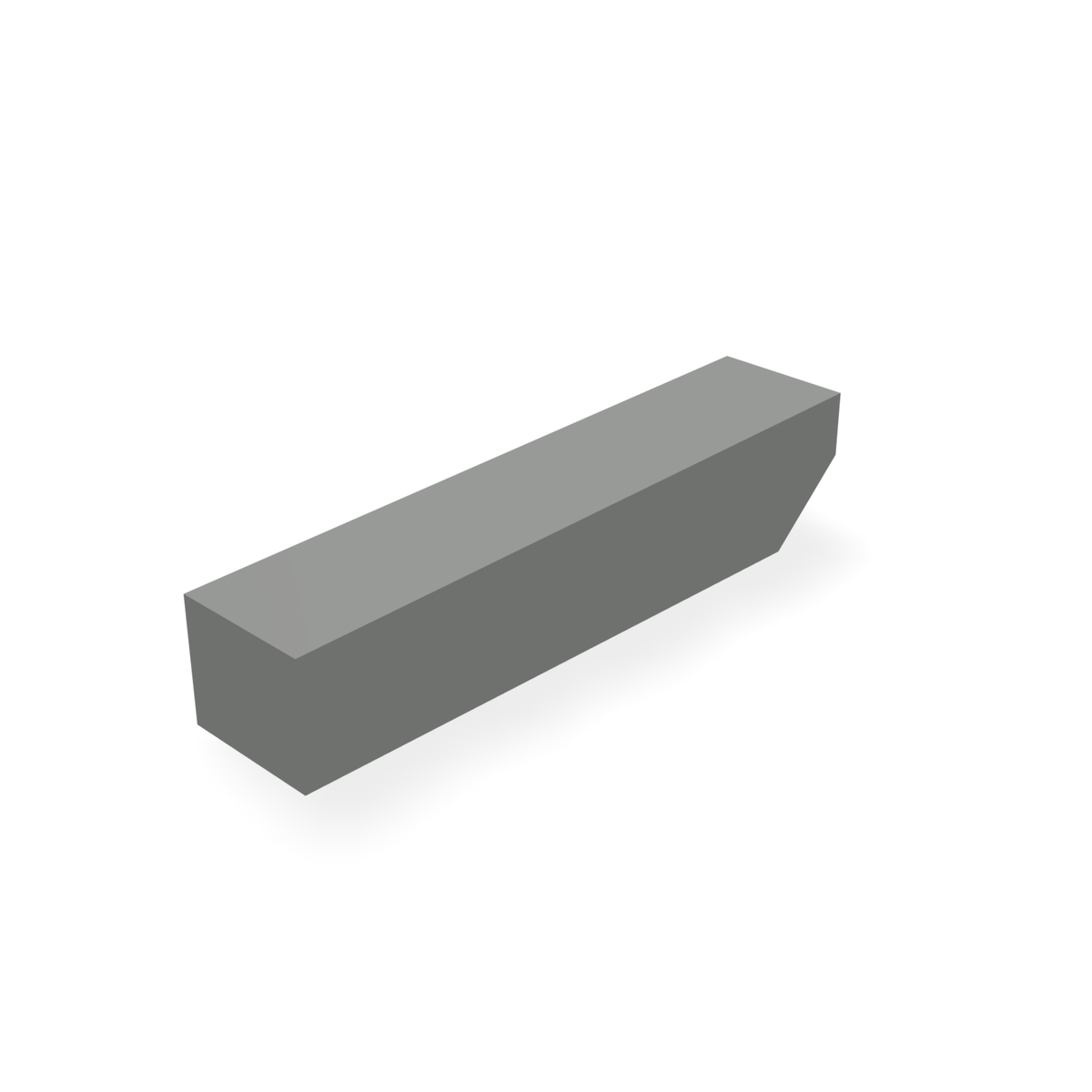 Alpha 260BLANK — print-based body-only underside view, flipped for display