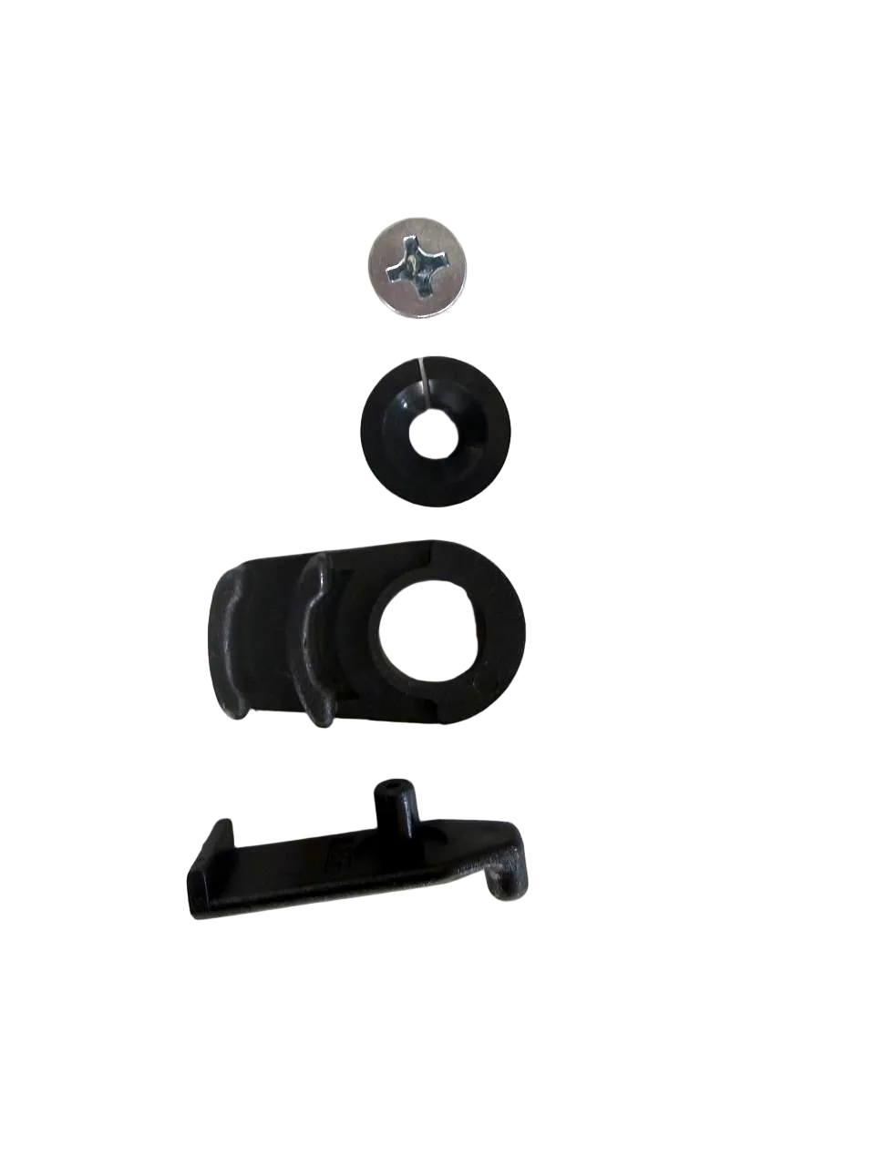 Dometic refrigerator door lock assembly with white background removed