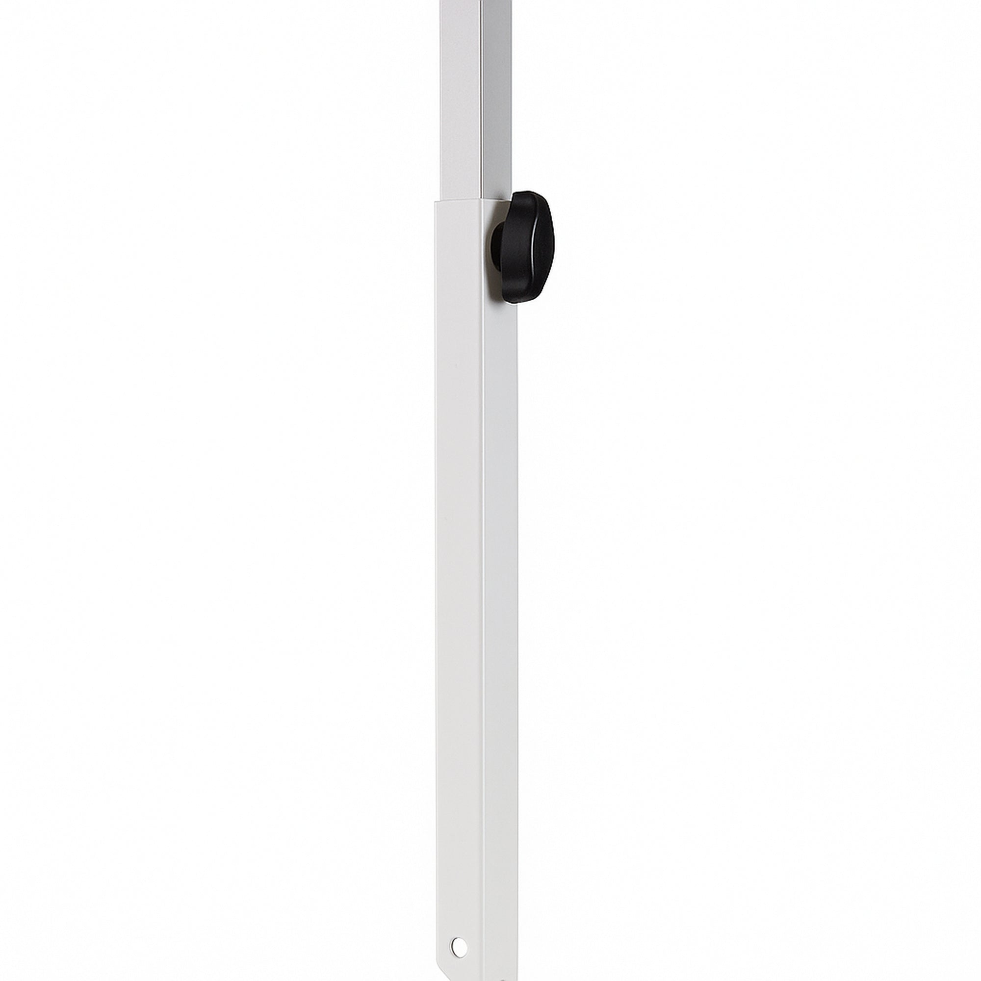 Dometic 3312508.017B polar white pitch arm assembly - opposite side profile
