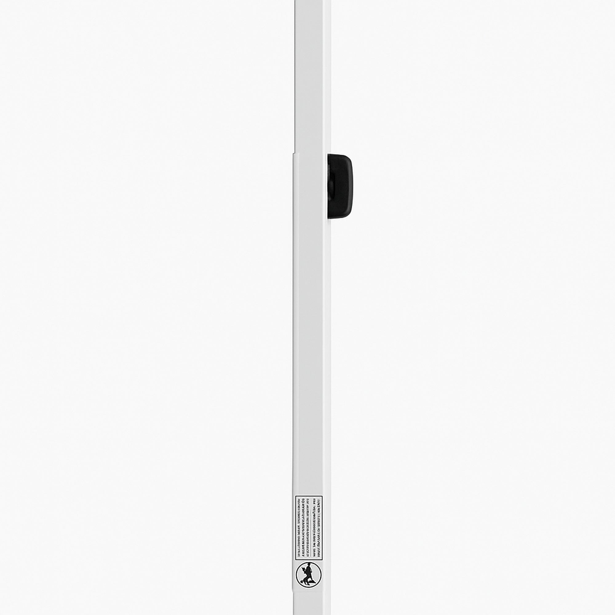 Dometic 3312508.017B polar white power awning pitch arm assembly - side view