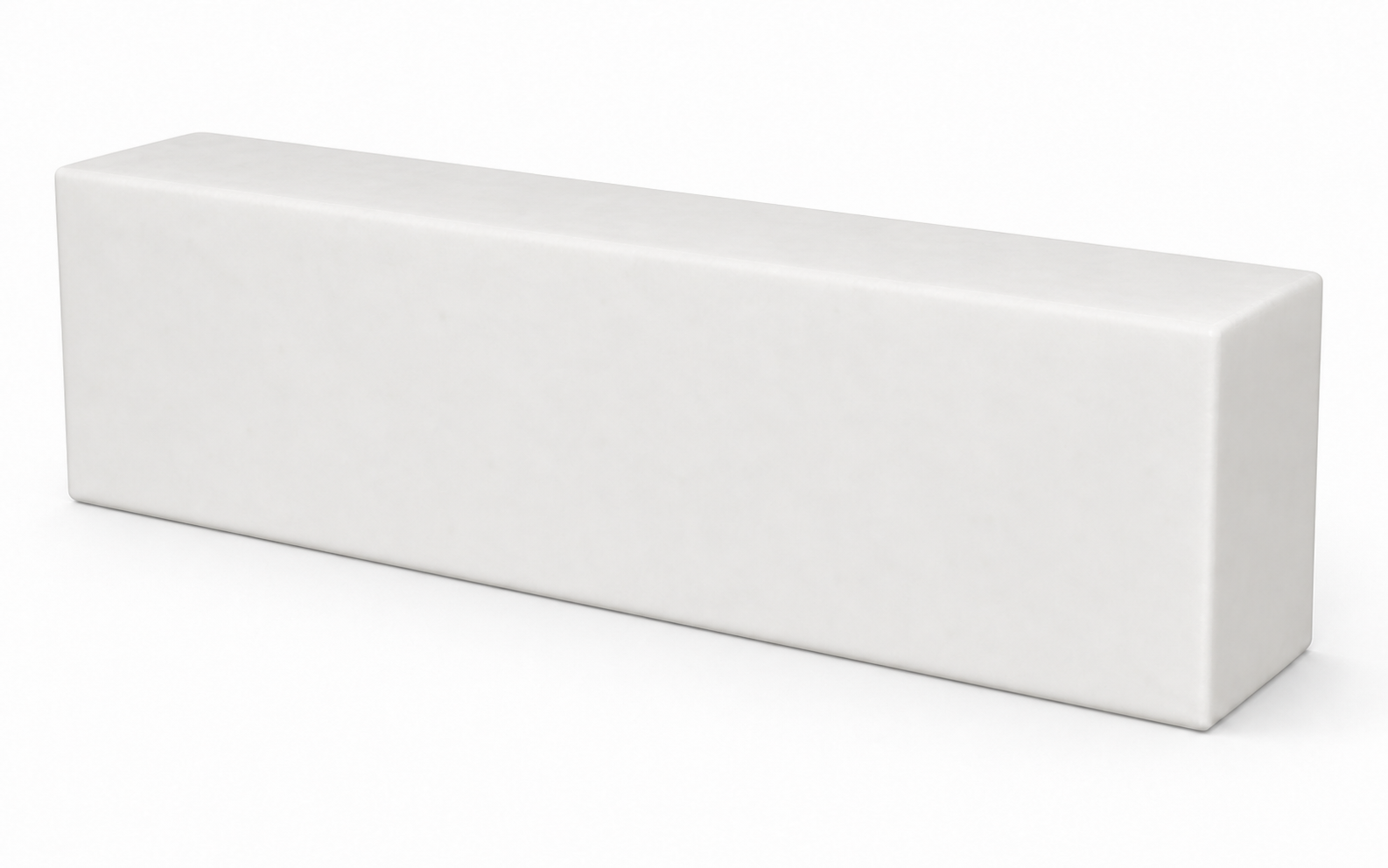 35 gallon RV fresh water tank, 53.5 by 27 by 7.5 inches - photorealistic opposite angle