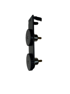Irvine Shade - Day/Nite End Bracket Black Dials for .75" and 1" Valu-Line RV Roller Shades - MRS-BA200B