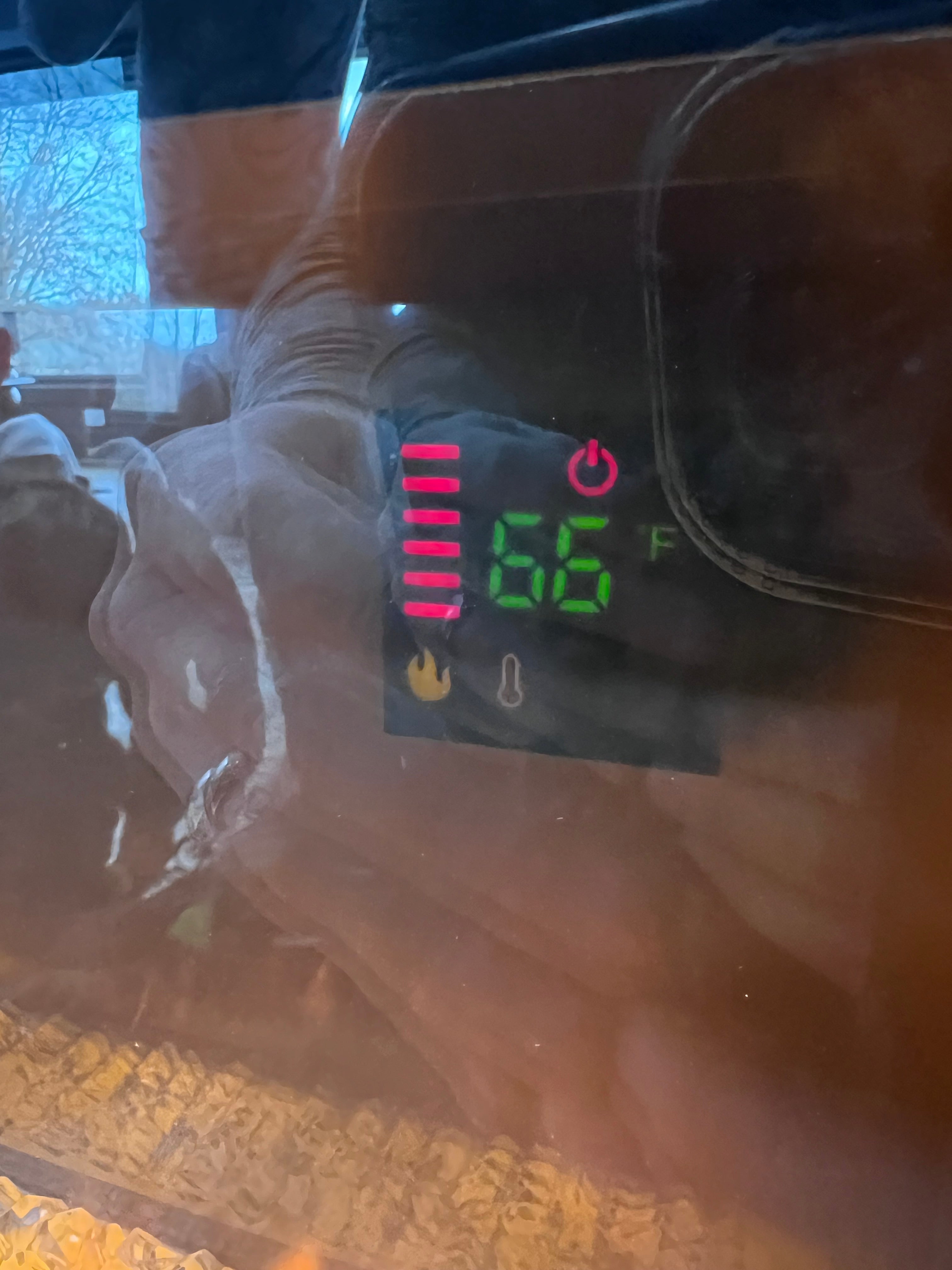 Covenant 48" Electric RV Fireplace Flat Front with Crystals and Remote Control LFP48-CT WD914-48FT