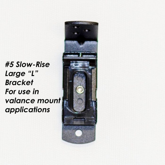 1.25" Slo-Rise RV Roller Shade Hardware Mounting Kit (#3 Flat and #5 L Bracket Mounts)