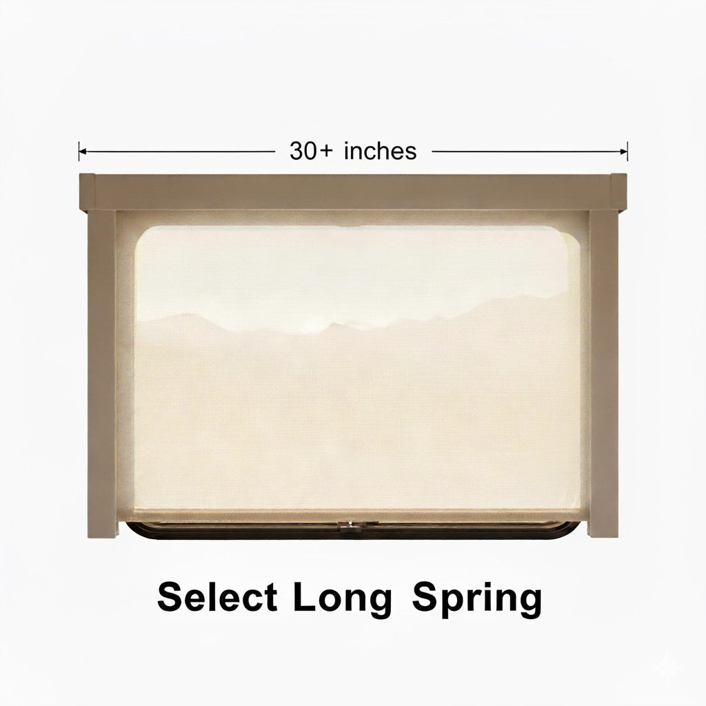 Irvine - Replacement Spring (1" Version) - for Valu-Line RV Roller Shades - Select Your Size