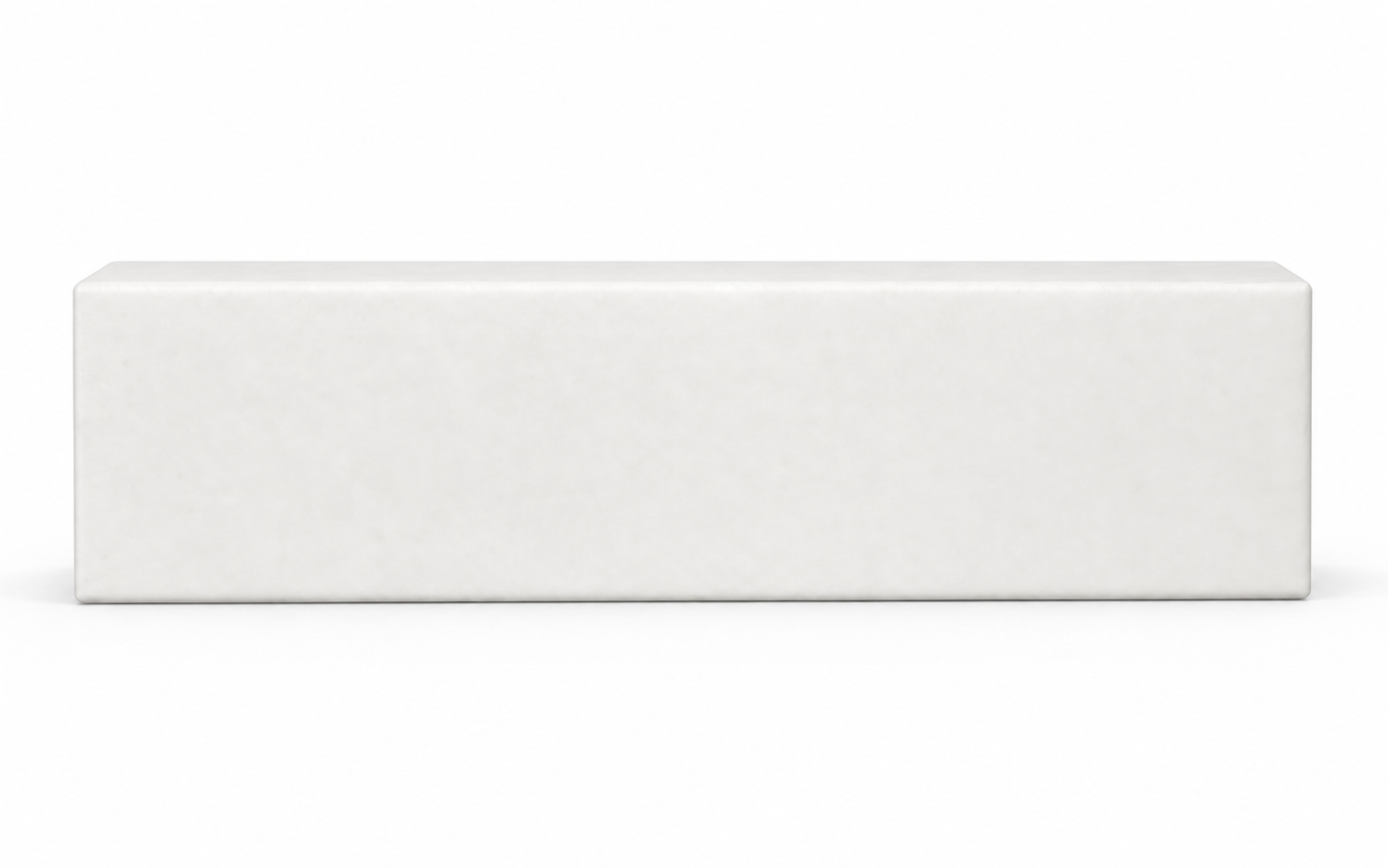70 gallon RV fresh water tank, 77.625 by 20 by 11 inches - photorealistic side view