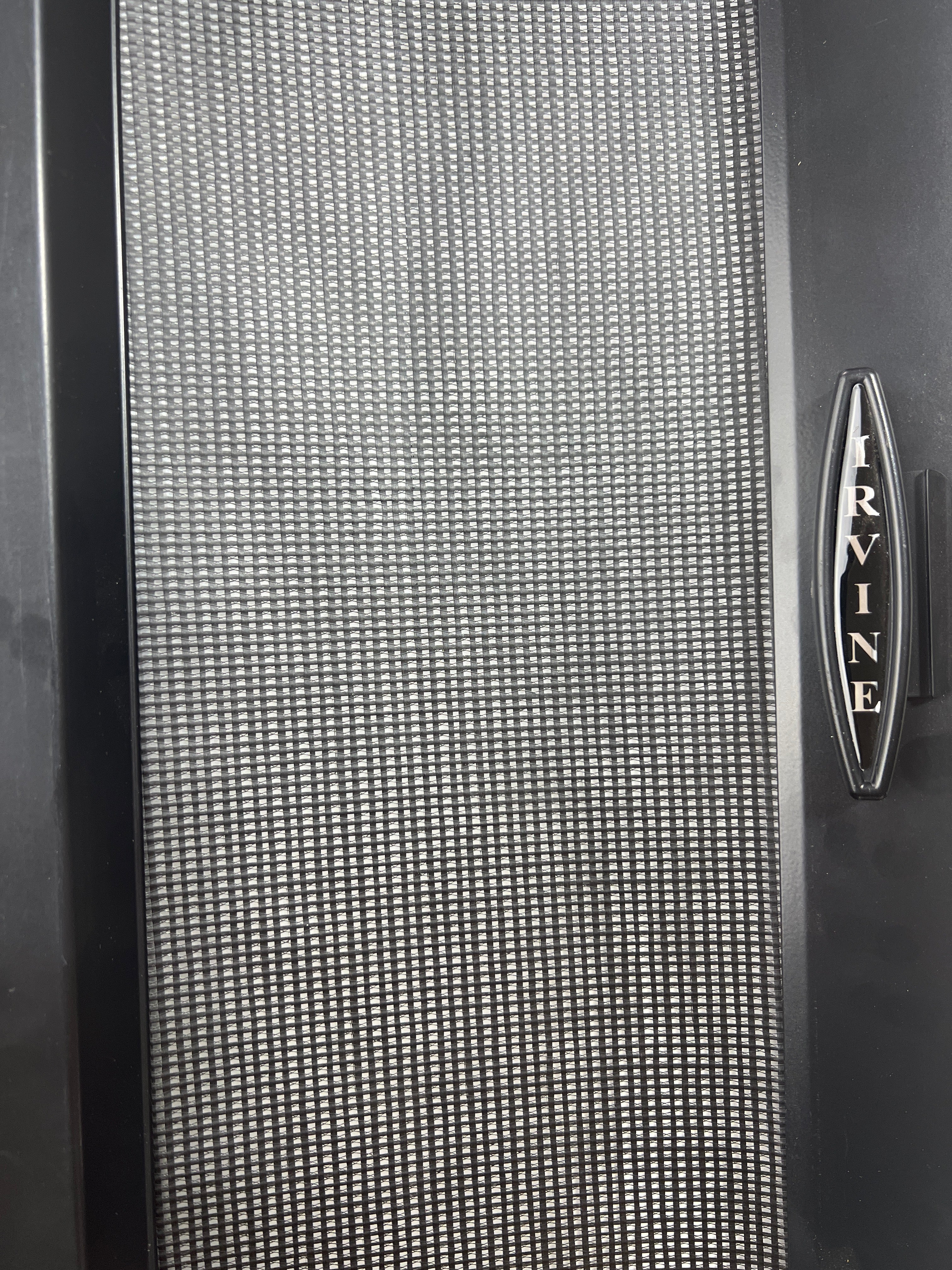 Irvine ISD - RV Slow Retract Shower Screen Door - (Platinum or Black) - 100% Waterproof - OEM Replacement - Custom Builder