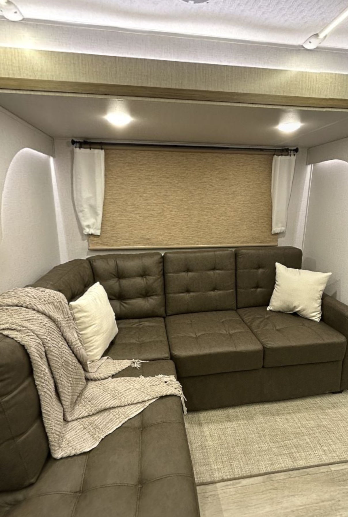 Irvine ISD - Valu-Line RV Night Roller Shades - .75" Tube - w/ Auto Stop - Rattan Color - Salem / Wildwood 2025 Color - OEM Part - Custom Builder and Sizes