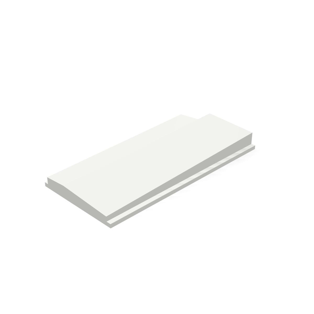 Alpha 978BLANK — print-based underside view of body (flipped for display)