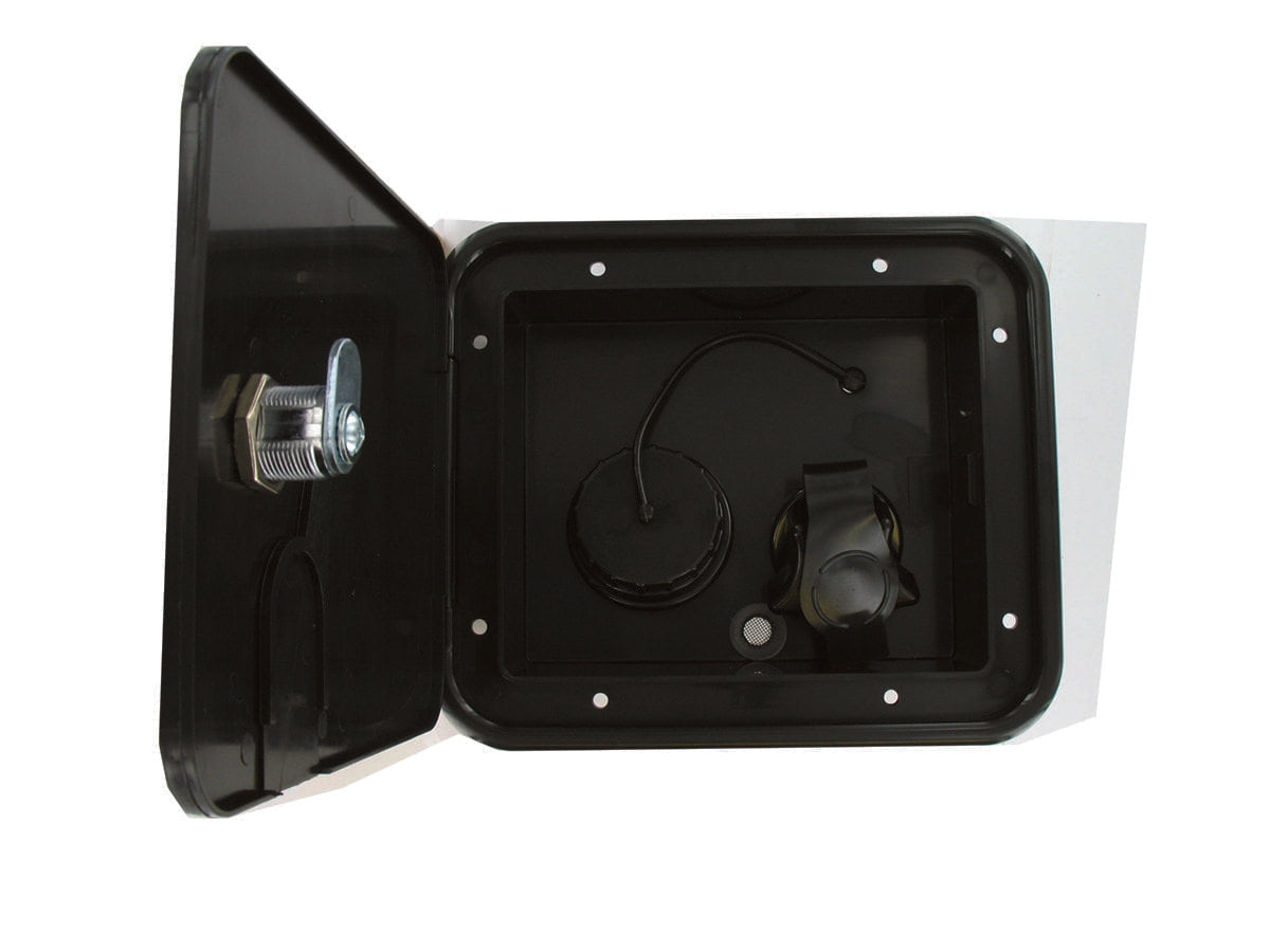 Valterra - Gravity/City Water Inlet Hatch - Plastic, black - VAL2004BKBU