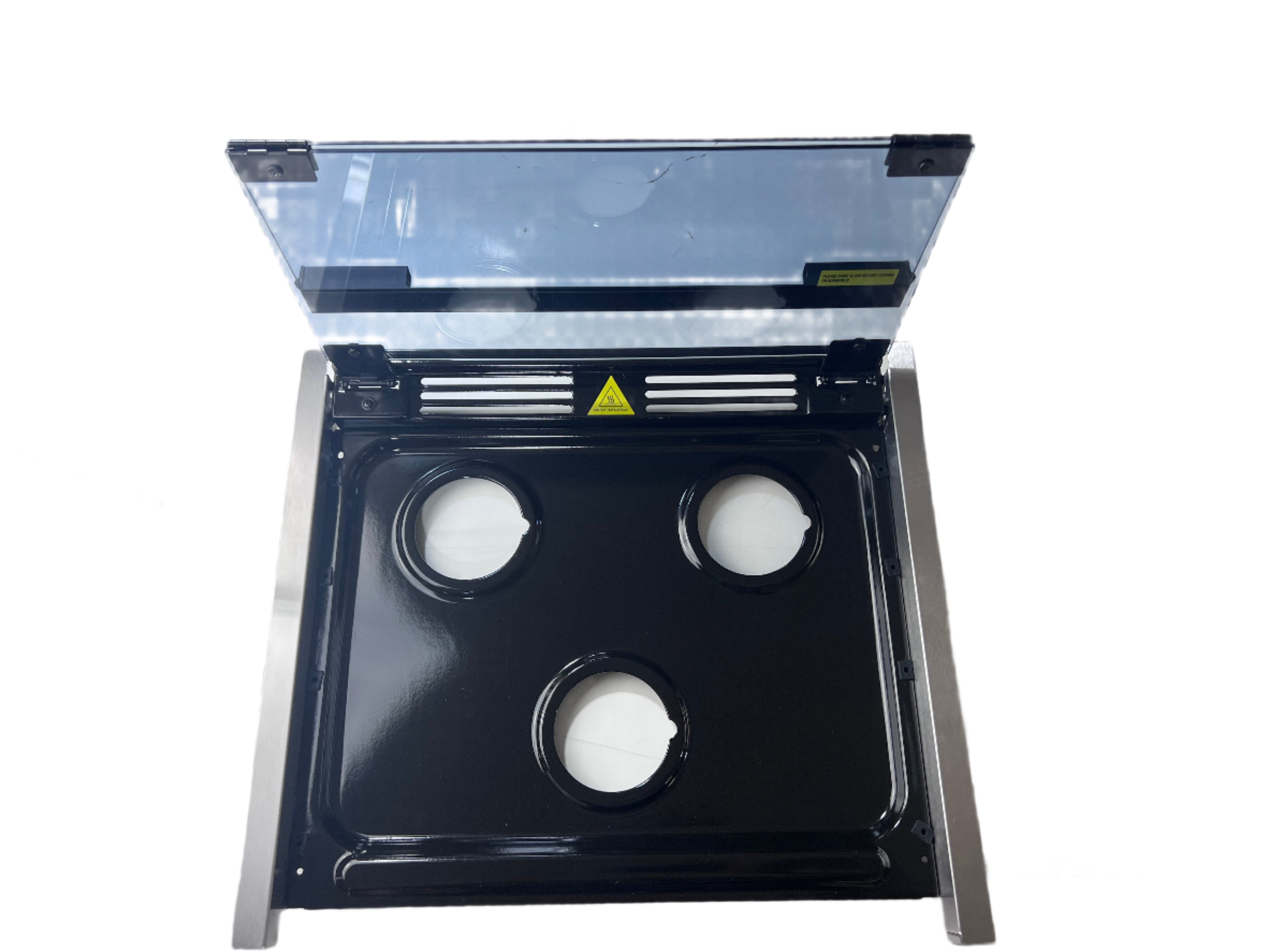 Furrion Replacement Top Tray Module for 2-in-1 Range Oven - 21.5" Wide x 19.5" Deep - Glass Bifold Top and Metal 3 Burner Stove Top - 2021124174