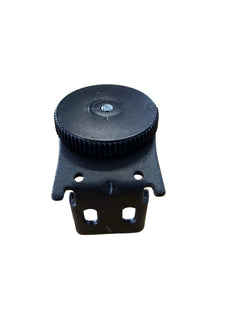 Irvine Shade - Nite End Brackets Black Dials Single Roller Slow-Rise 1.25" RV Roller Shade Replacement Component RS-BA100B