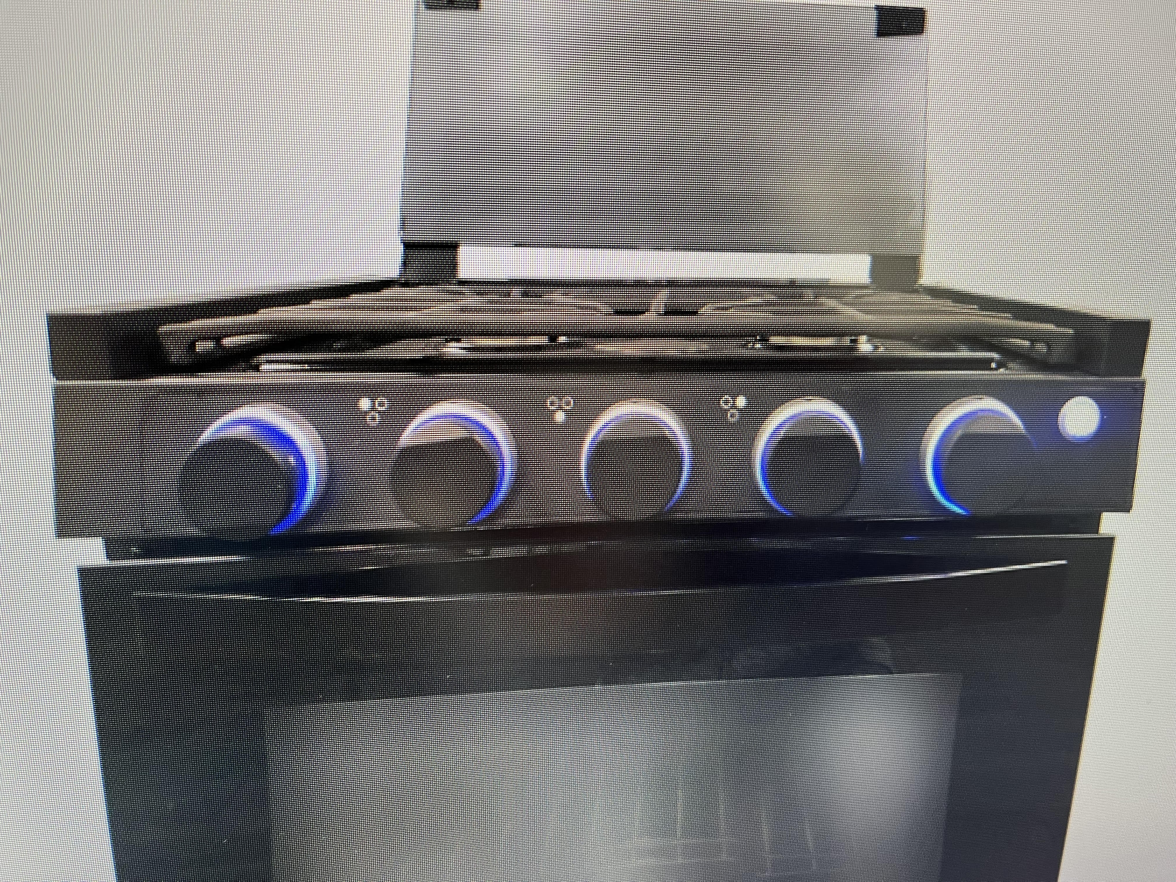 Lippert / Greystone 21" RV Gas Range CF-RV21 Replacement Door Assembly - Black Door - 2023019478