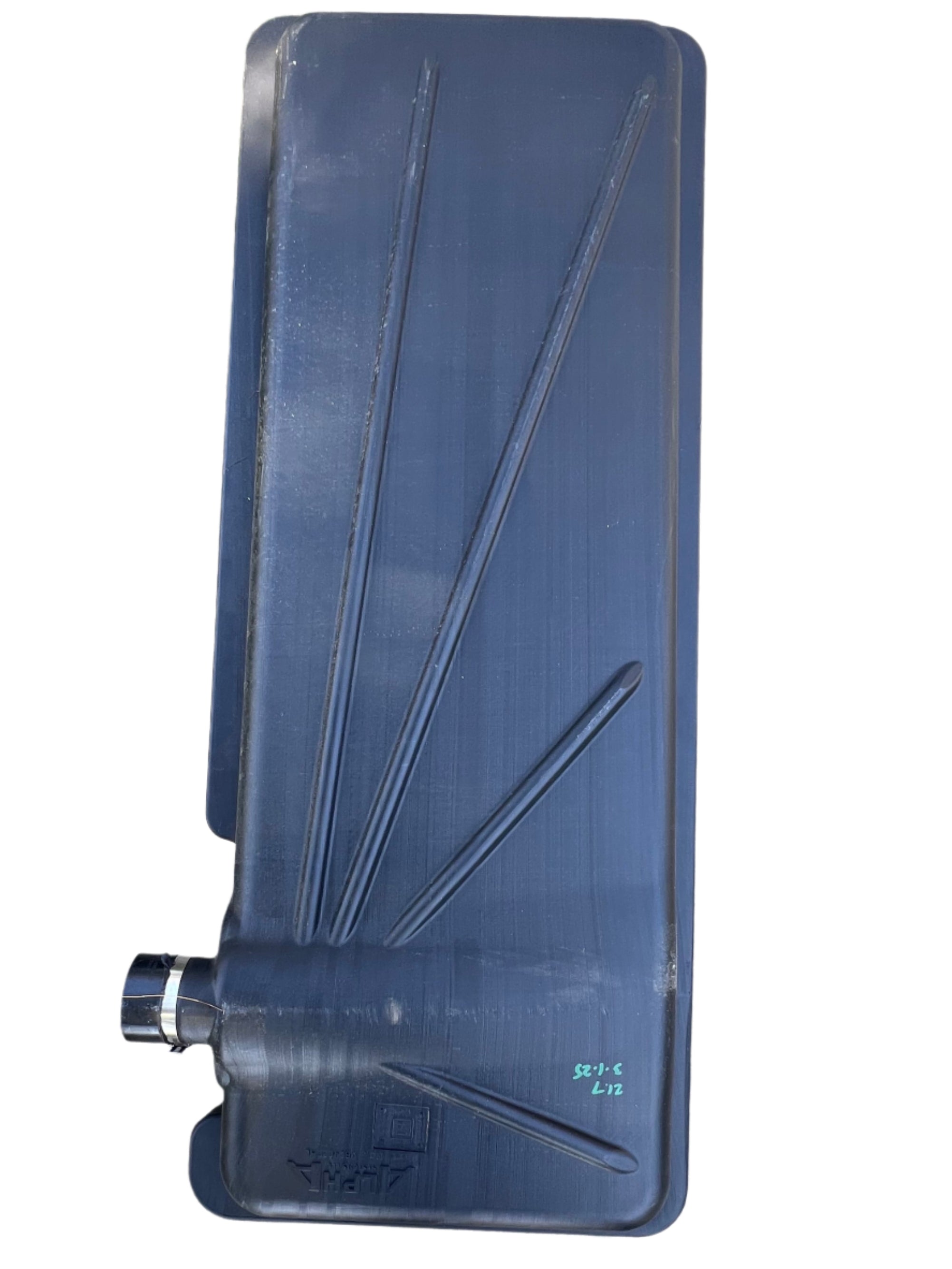 Alpha - 40 Gallons Black Holding Tank - 63" x 25" x 7" - VB24637HR - Blank Tank No Fittings