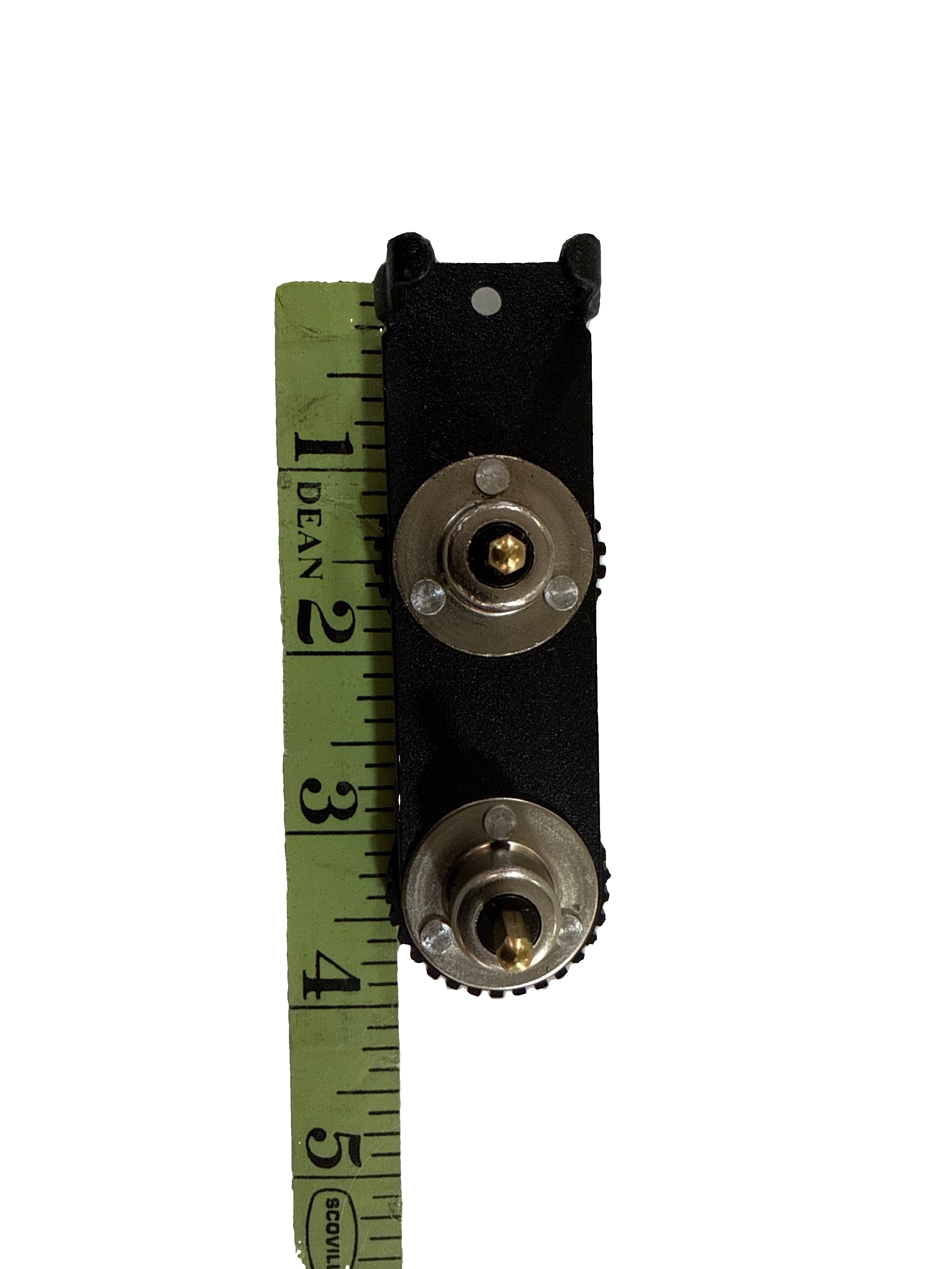 Irvine Day/Nite End Bracket Black Dials - Valu-Line RV Roller Shade Replacement Part MRS-BA200B