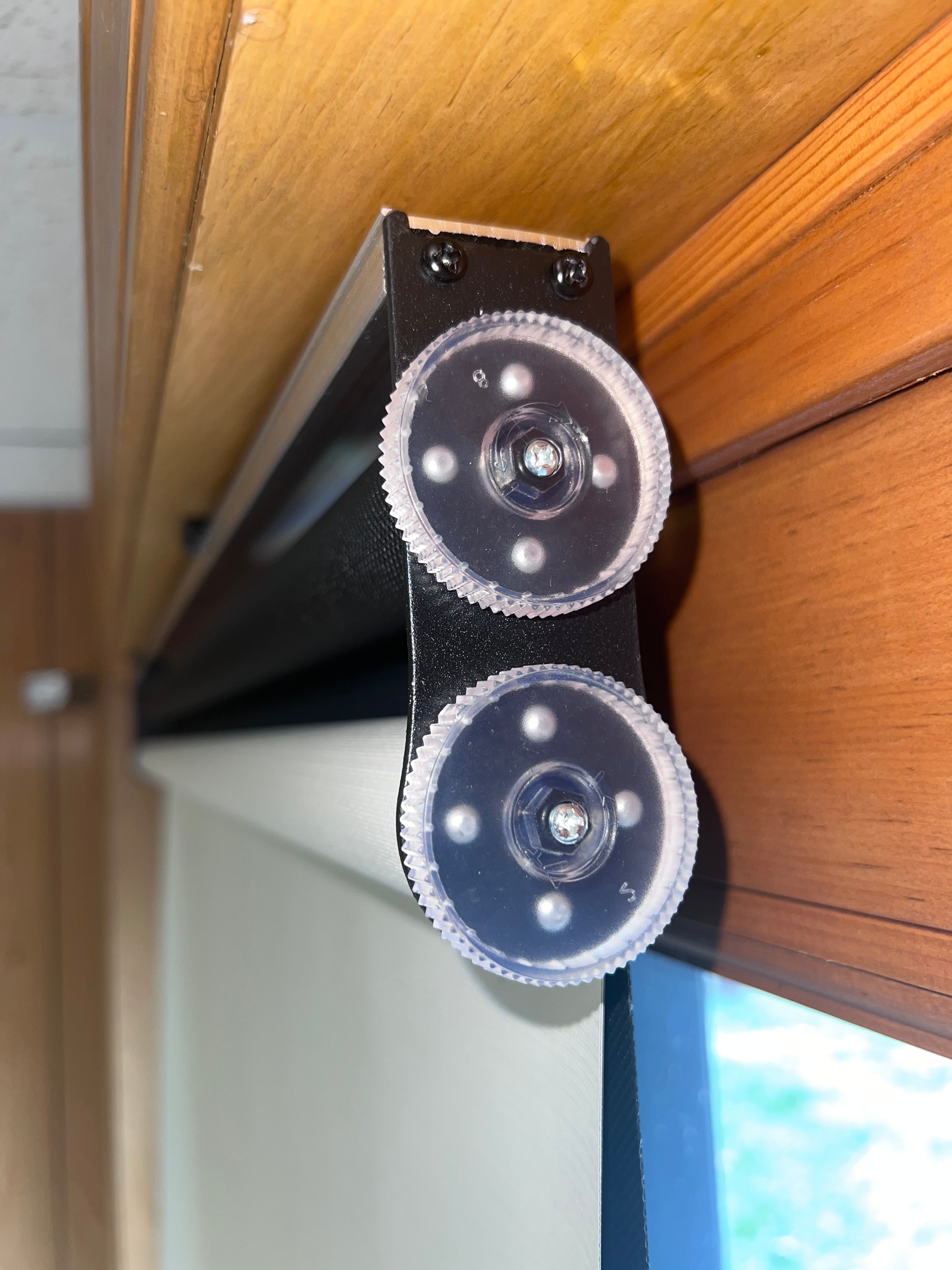 Premium RV Day & Night Roller Shades - 1.25" Tube - Oyster Color - Cordless | Slow-Rise™ Custom Window Treatment - (OEM Original)