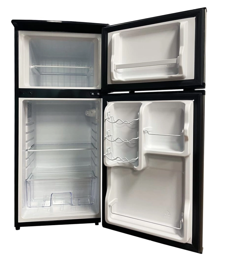 Lippert - Everchill 4.5 Cu Ft 12V RV Refrigerator Right Hand Hinge Stainless Steel WD-127FDC/RHH