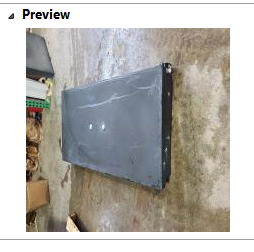 F100274408- 41 Gal. Holding Tank 59'' x 28'' x 8'' Gray/Black - River Forest Cedar Creek RV