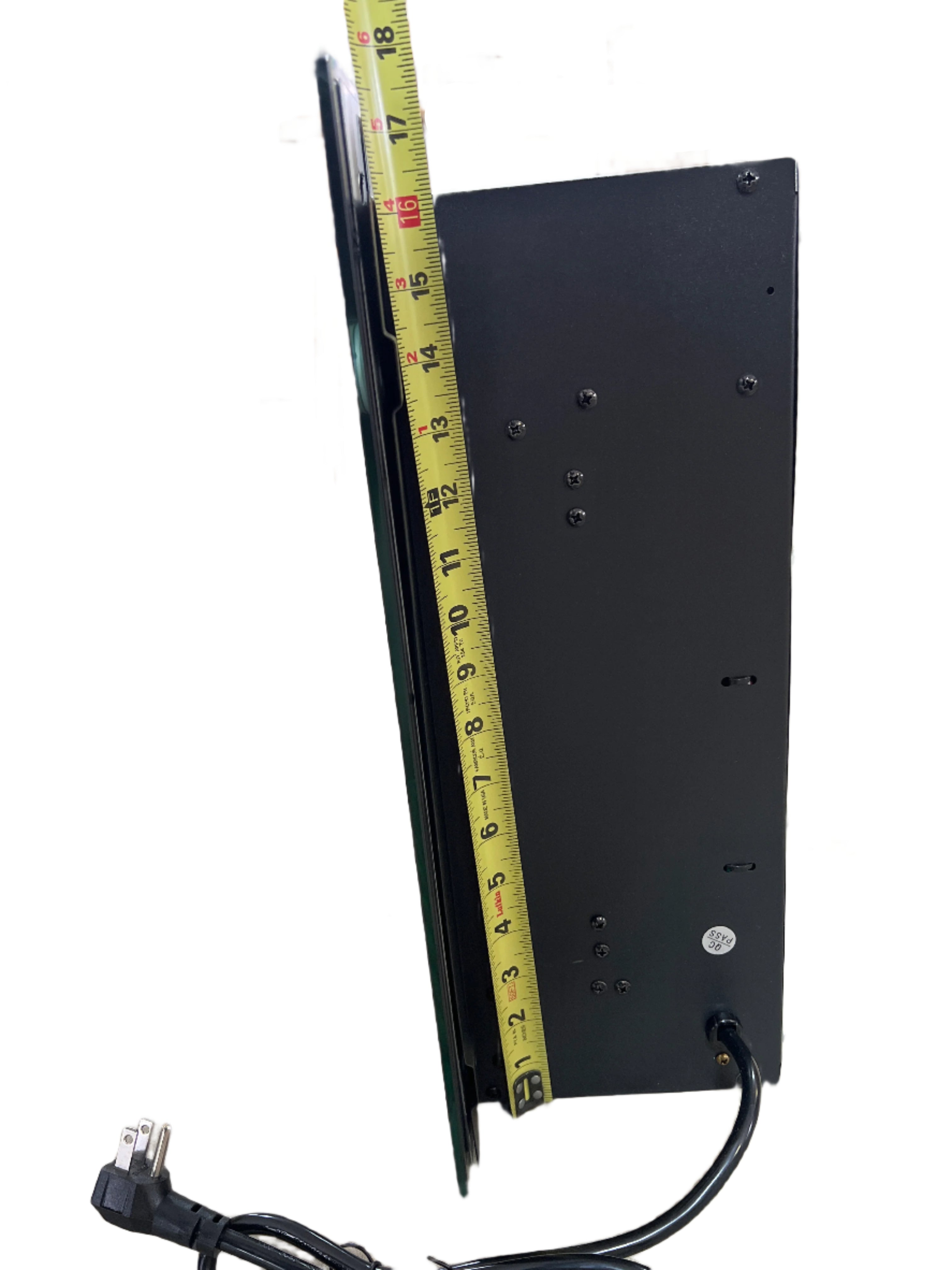 Covenant - 26" Electric RV Fireplace 110V Flat Front with Crystals and Remote Control LFP26-CT WD914-26CT