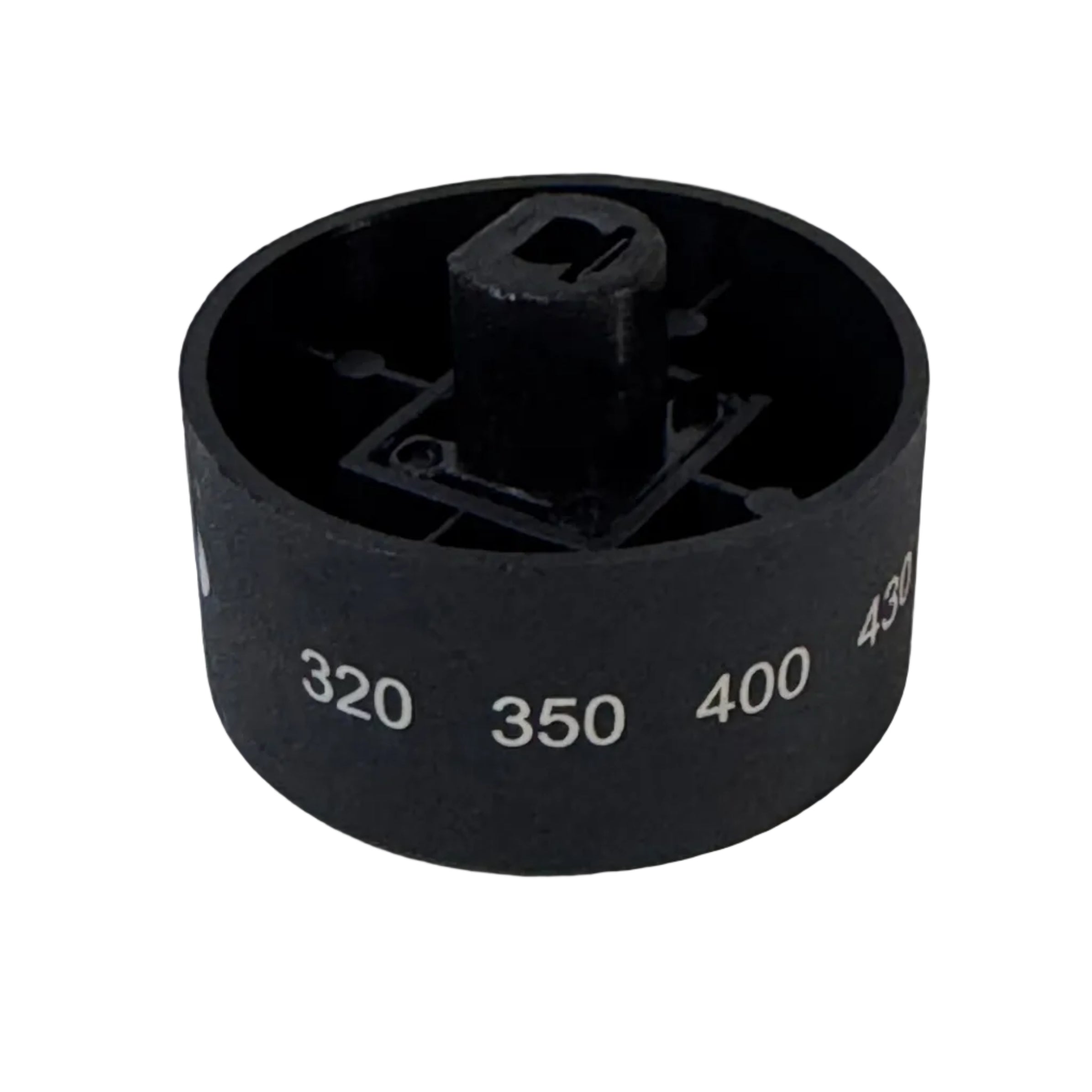 Greystone - Temperature Control Black Knob on white background Elkhart RV Parts