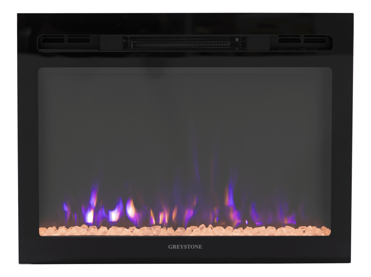 Greystone 26 inch LED Wall Mount Fireplace installed in RV